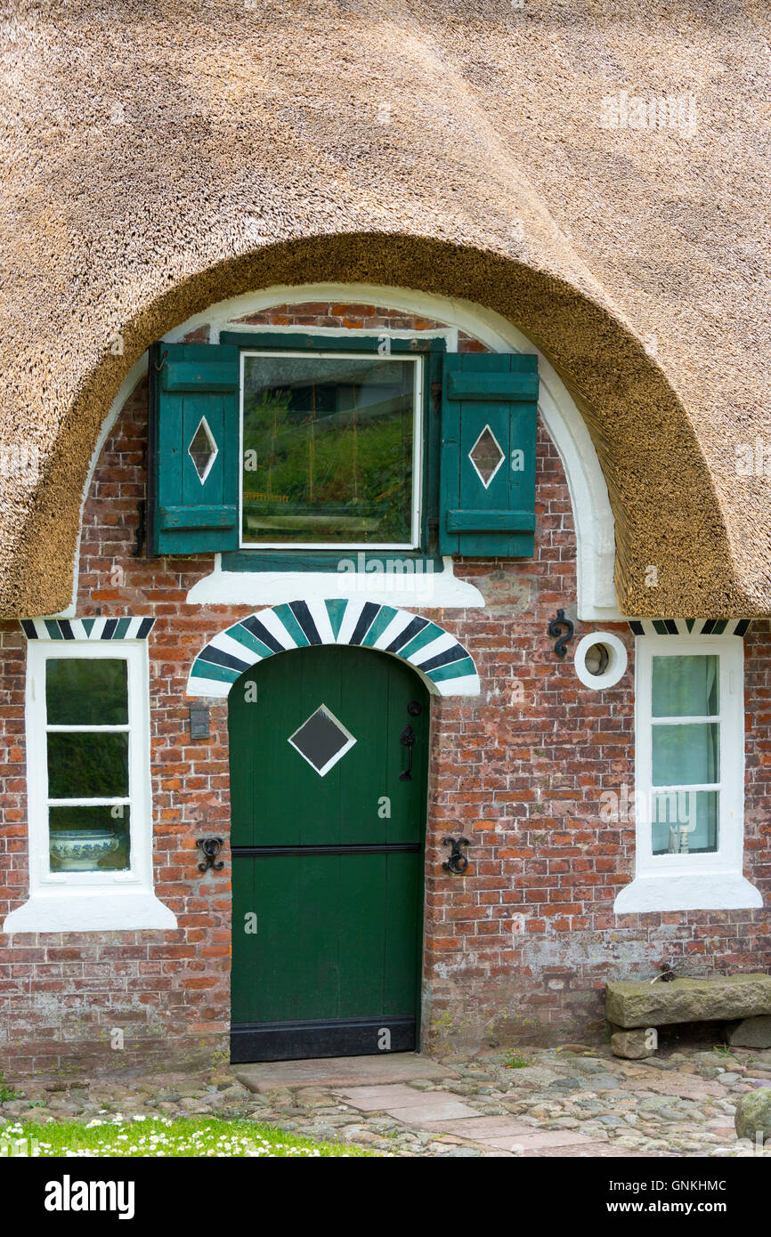 Traditional thatched cottage house on Fano Island Fanoe South