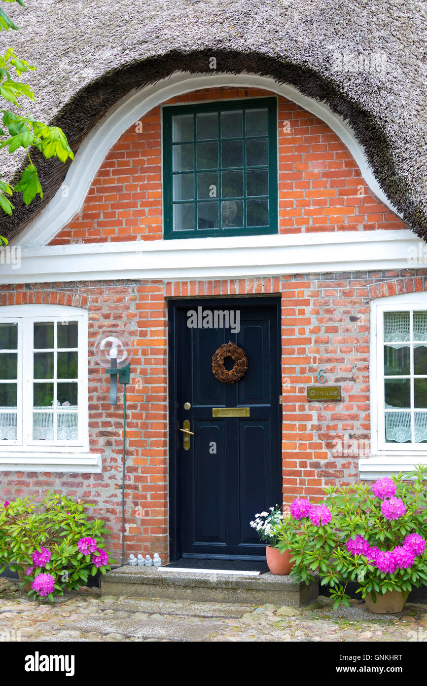 Traditional thatched cottage house on Fano Island Fanoe South