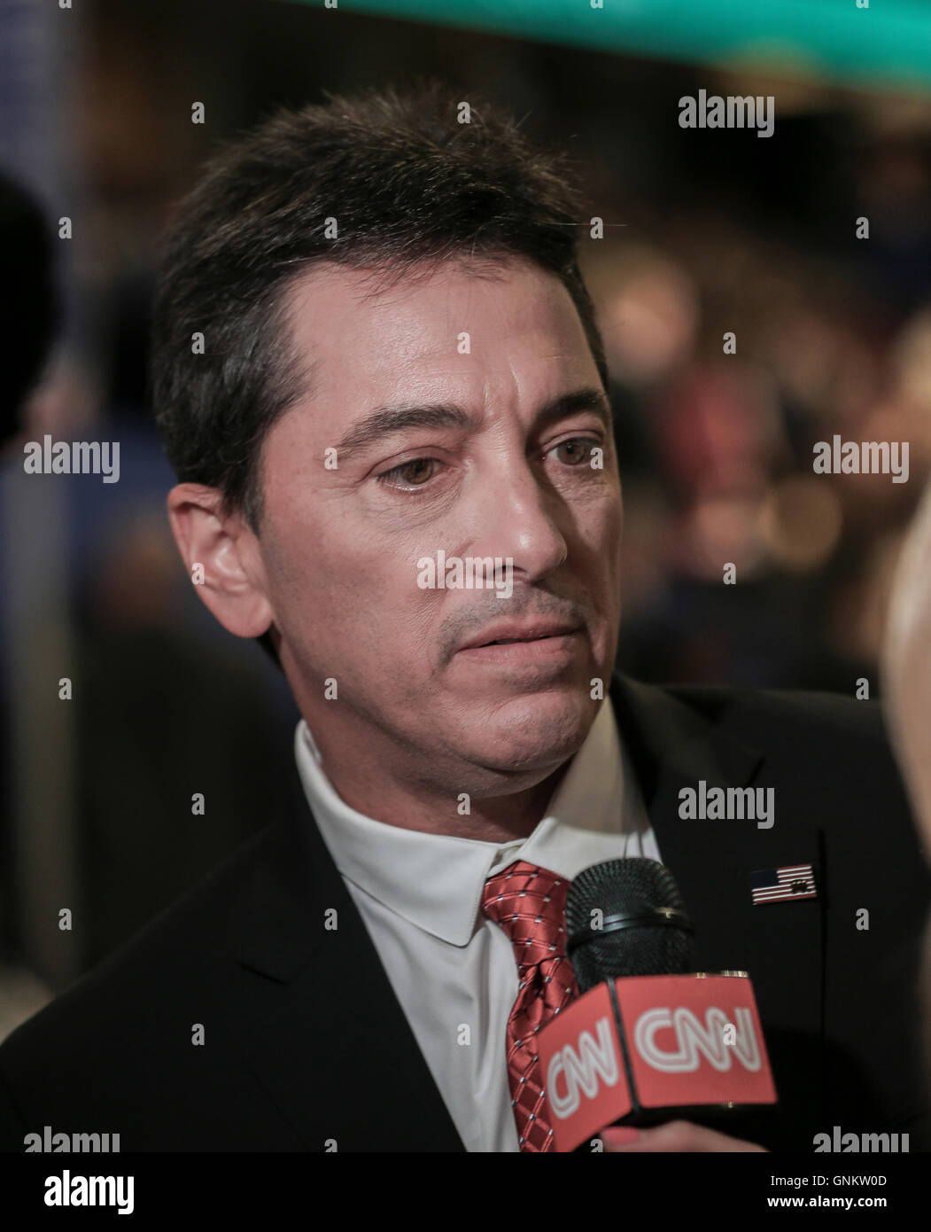 Cleveland, Ohio, USA, 18th July 2016 Actor Scott Baio is interviewed by ...
