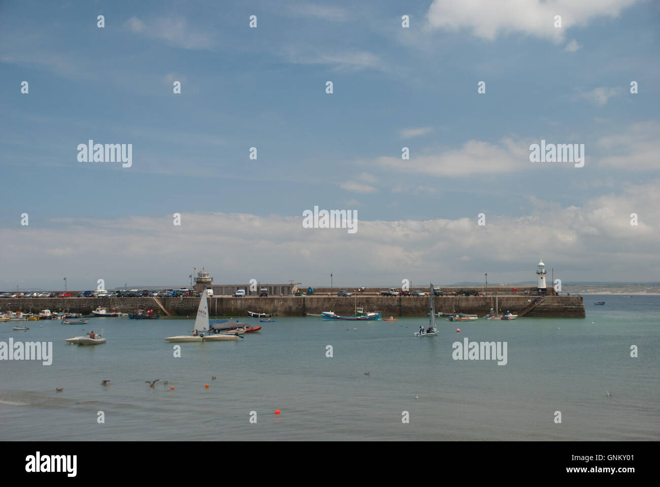 St Ives Harbour, Cornwall Stock Photo - Alamy