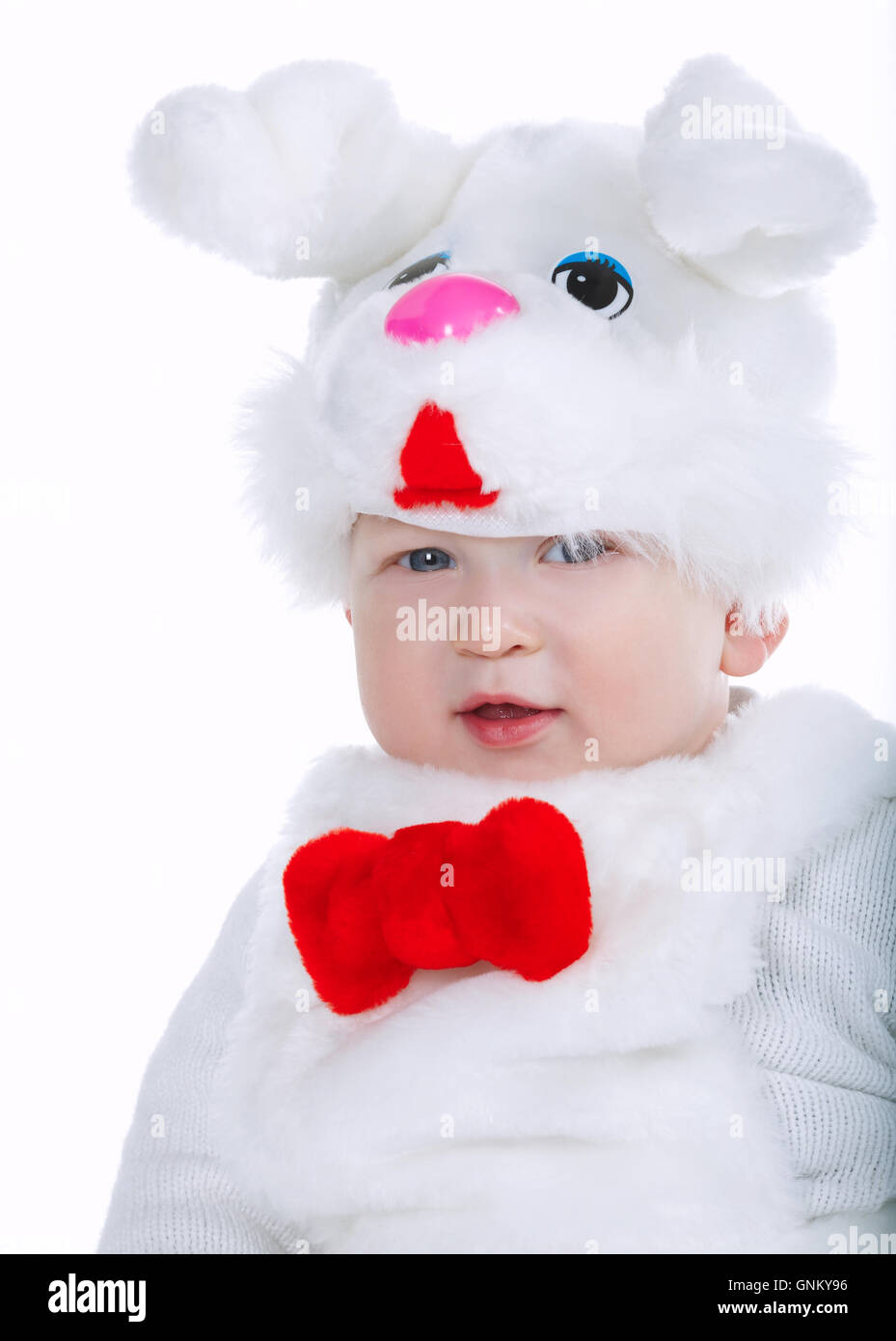 little boy in rabbit costume Stock Photo Alamy