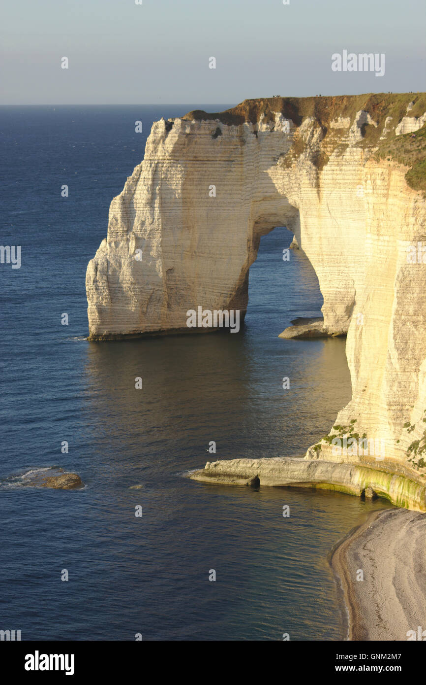 Etretat, Manneporte Arch, France Stock Photo - Alamy