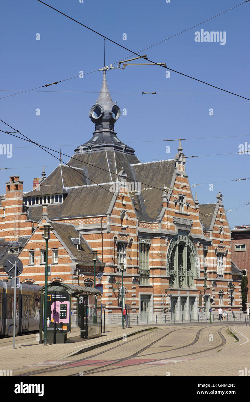 Train station Schaerbeek, Brussels, Belgium Stock Photo Alamy