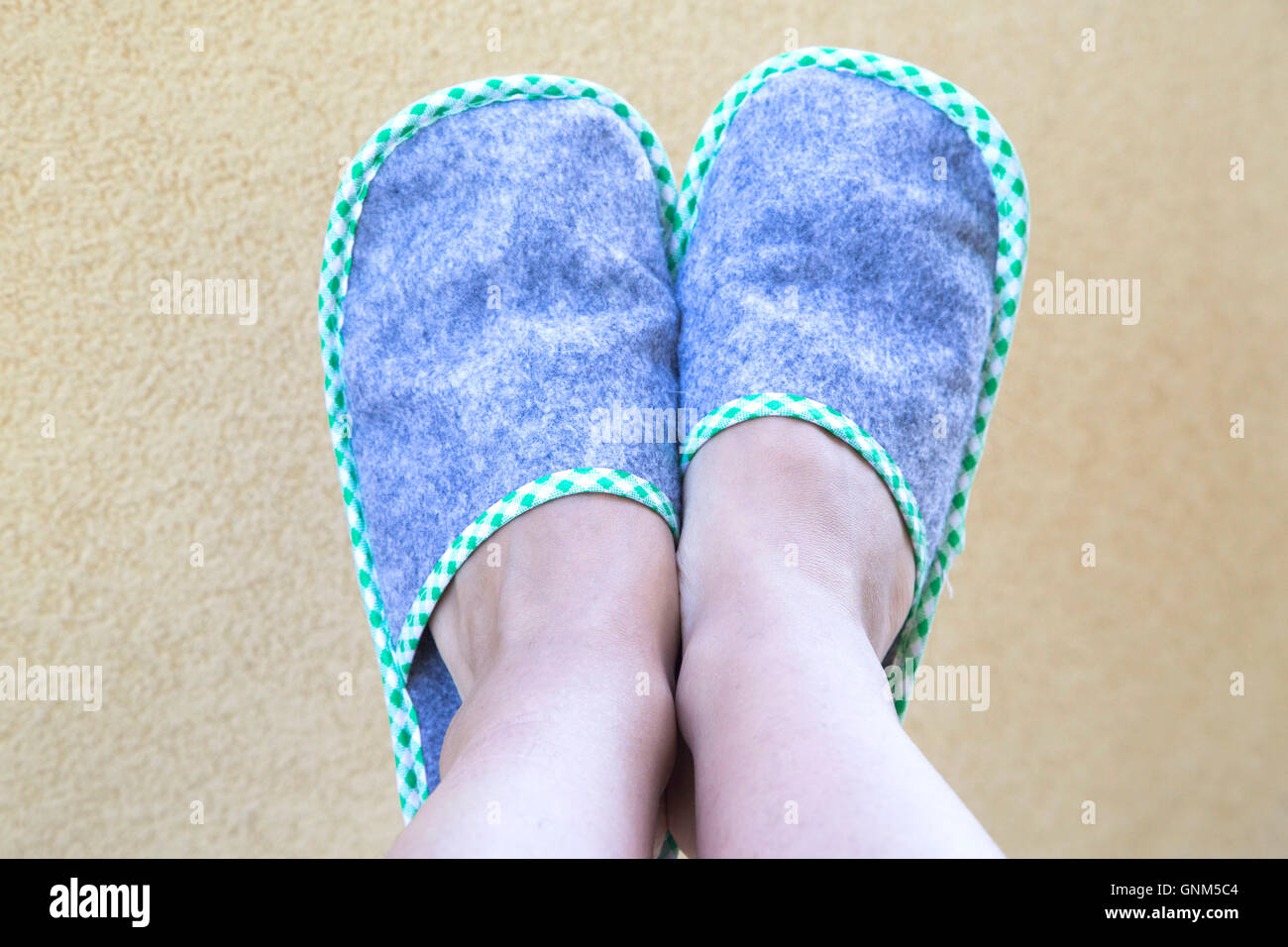 home slippers Stock Photo
