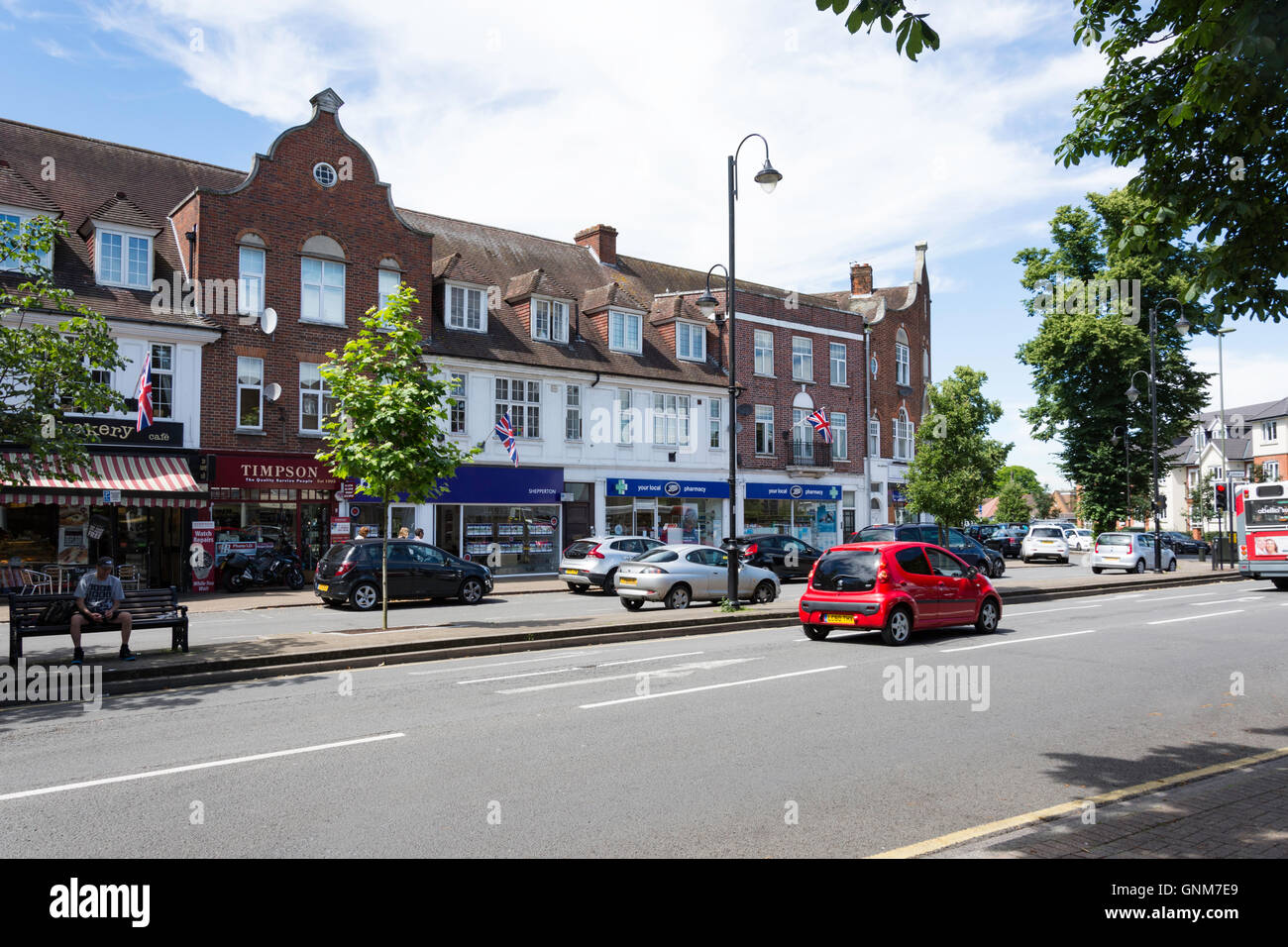 Shepperton High Street, Shepperton, Surrey, England, United Kingdom