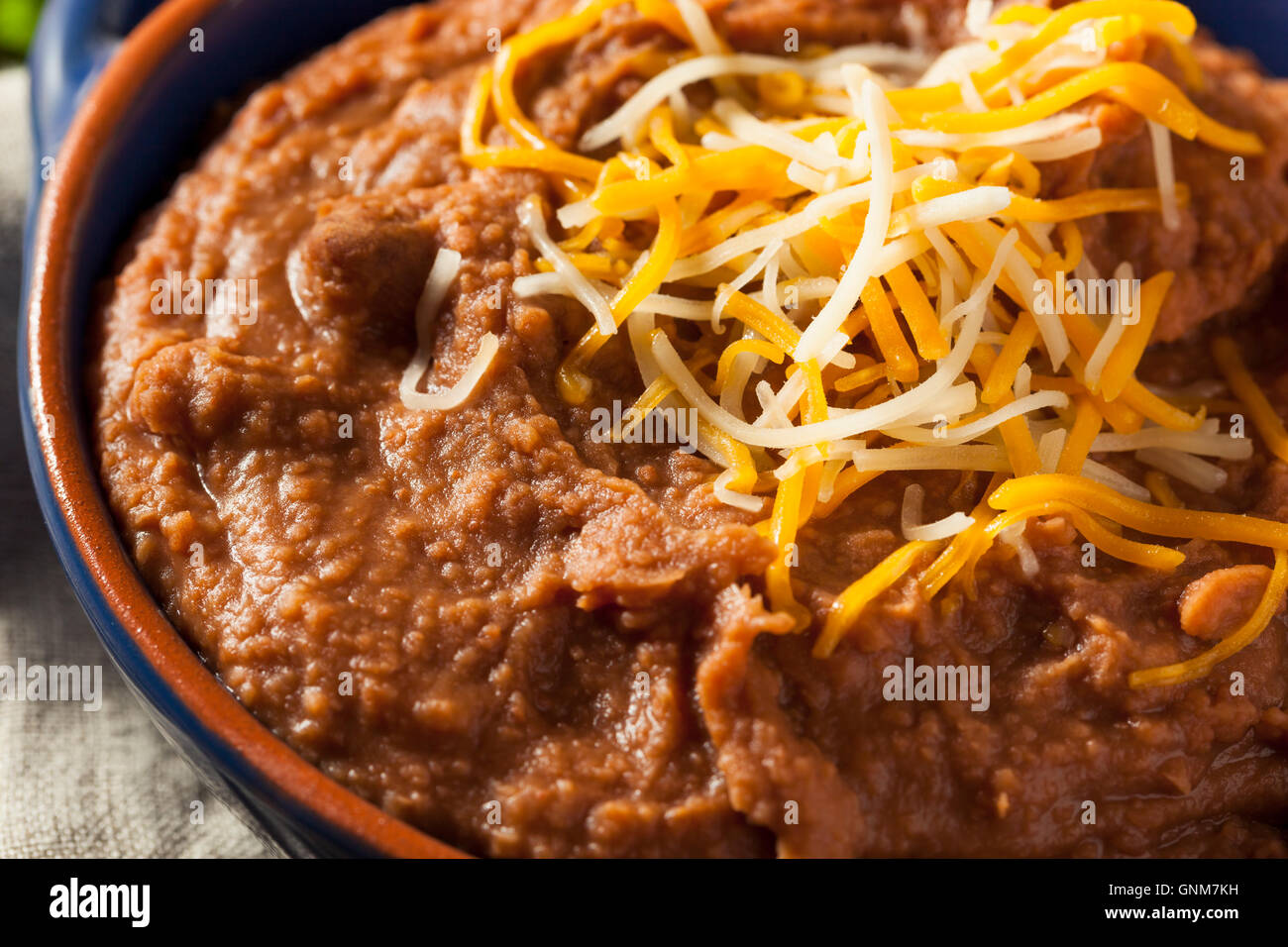 Tortilla with refried beans hires stock photography and images Alamy
