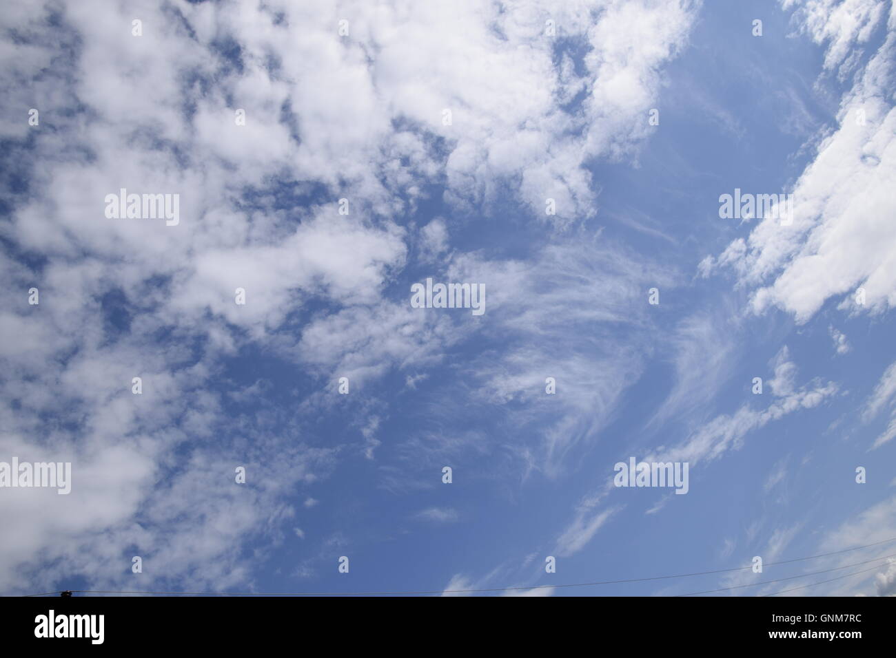 Heavenly landscape with clouds Stock Photo - Alamy
