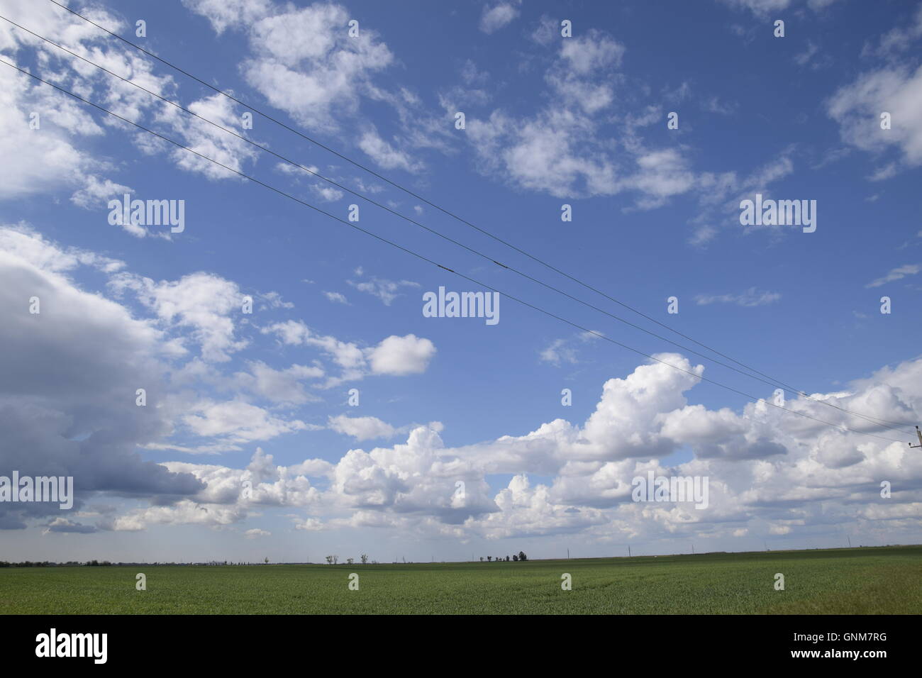 Heavenly landscape with clouds Stock Photo - Alamy