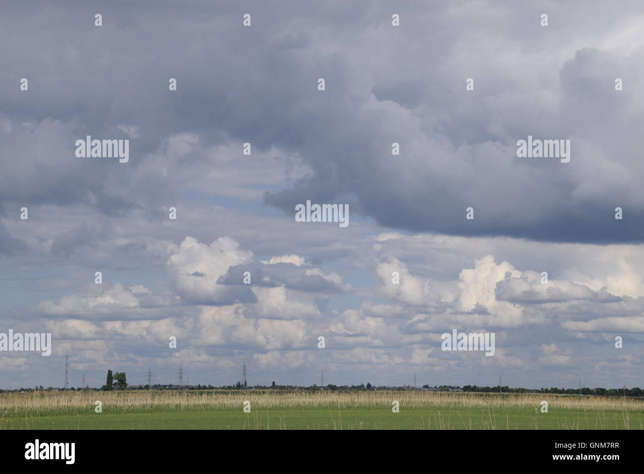 Heavenly landscape with clouds Stock Photo - Alamy