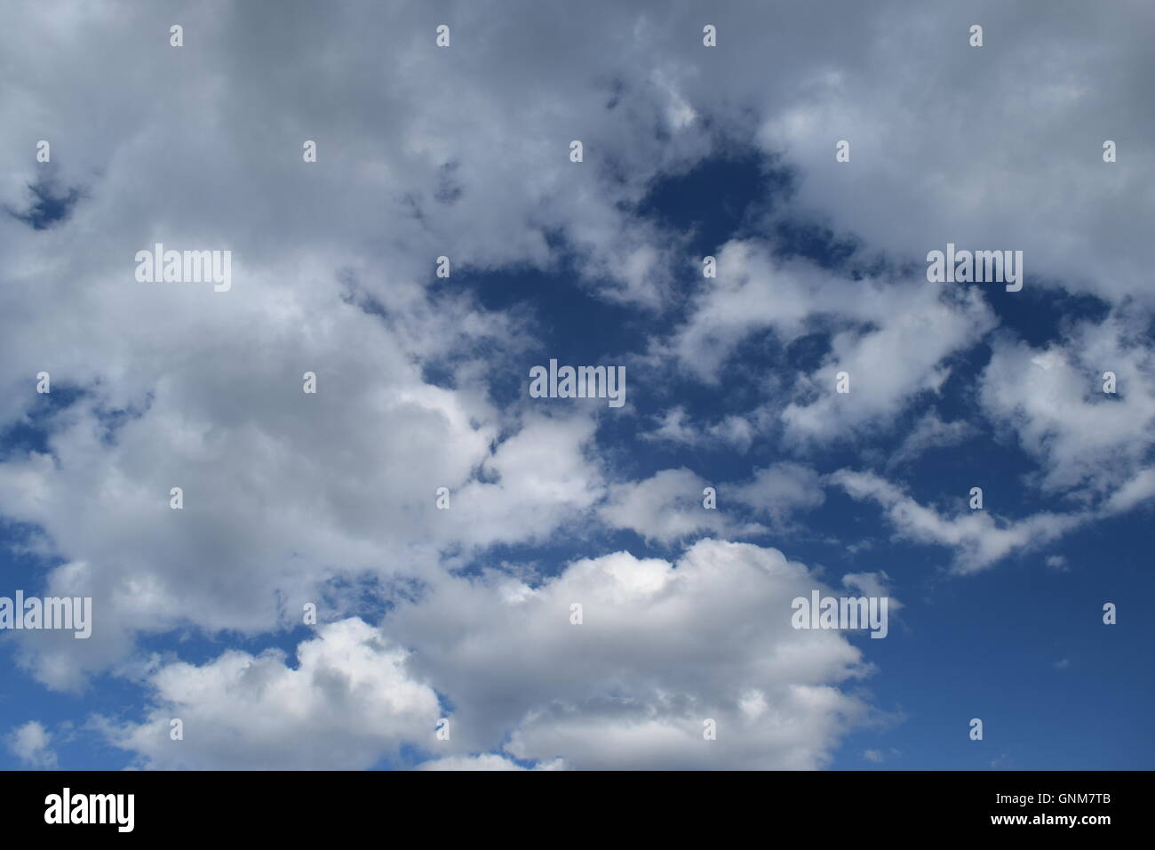 Heavenly landscape with clouds Stock Photo