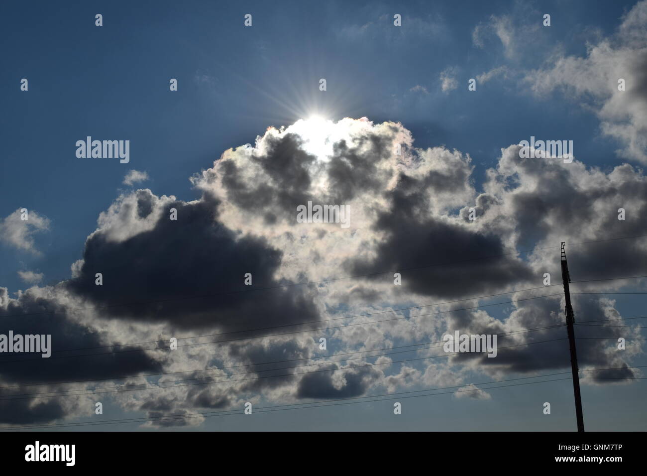Heavenly landscape with clouds Stock Photo - Alamy