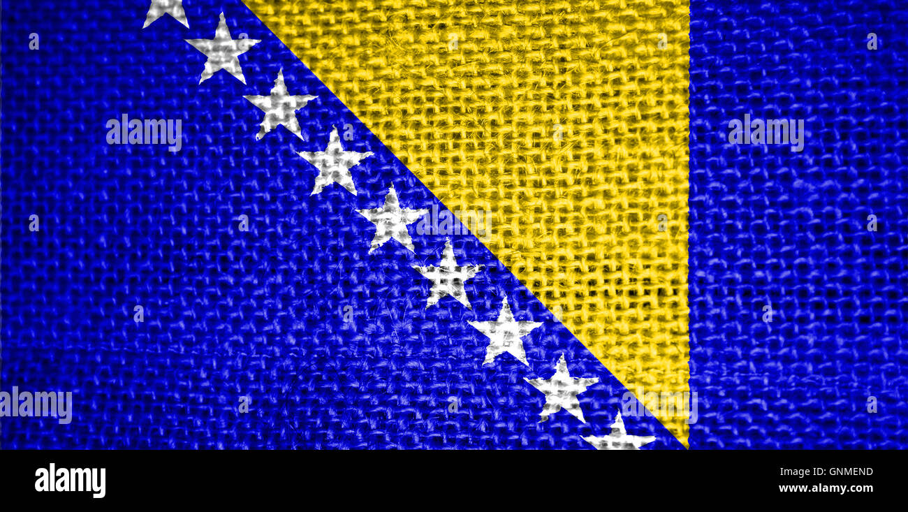 flag of bosnia herzegovina Stock Photo - Alamy