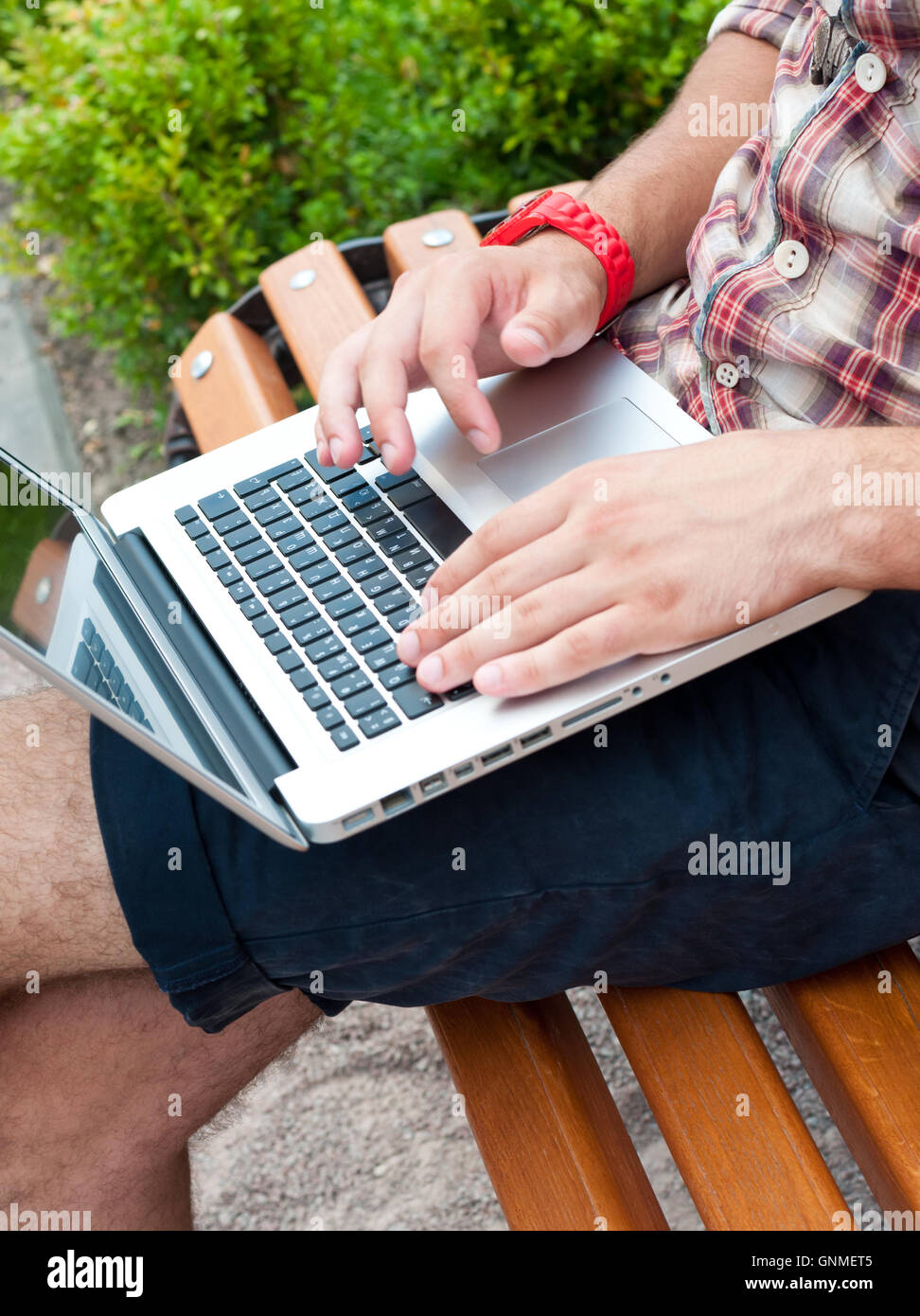 Business man male hands typing hi-res stock photography and images - Alamy