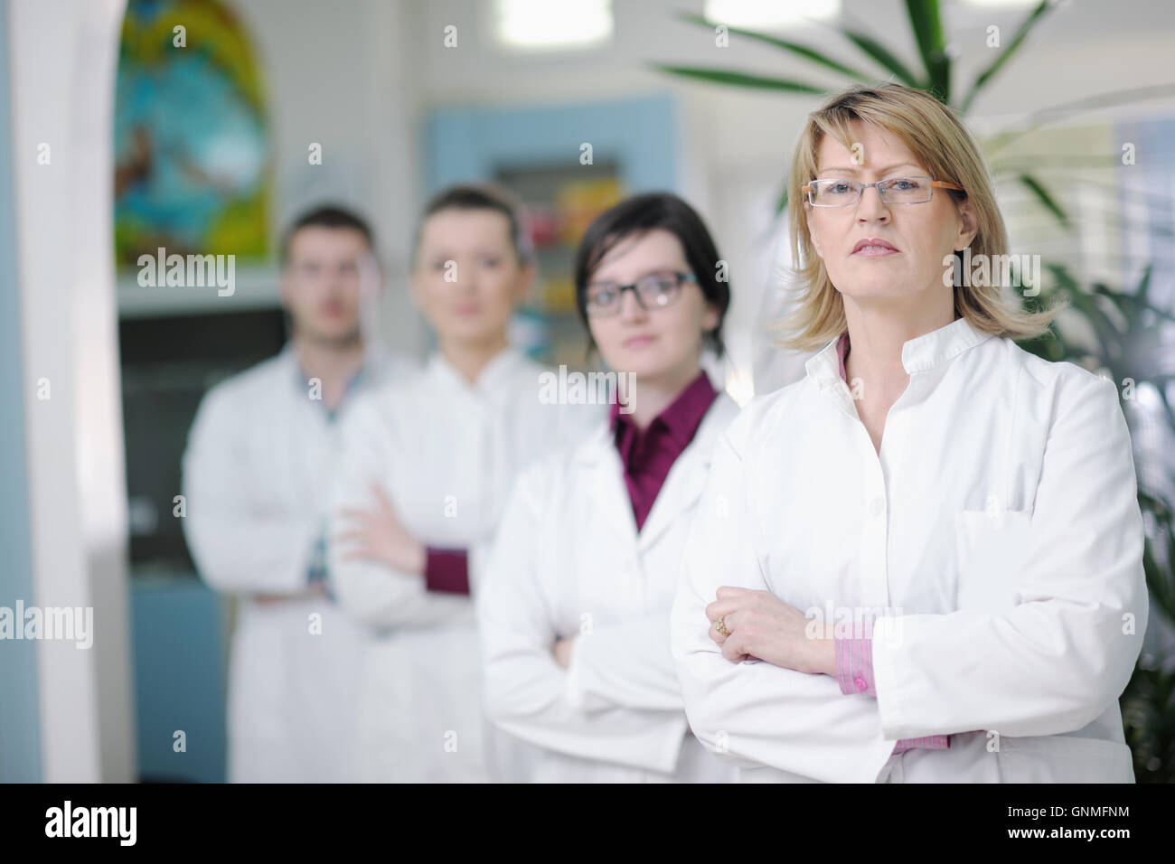 pharmacy drugstore people team Stock Photo - Alamy