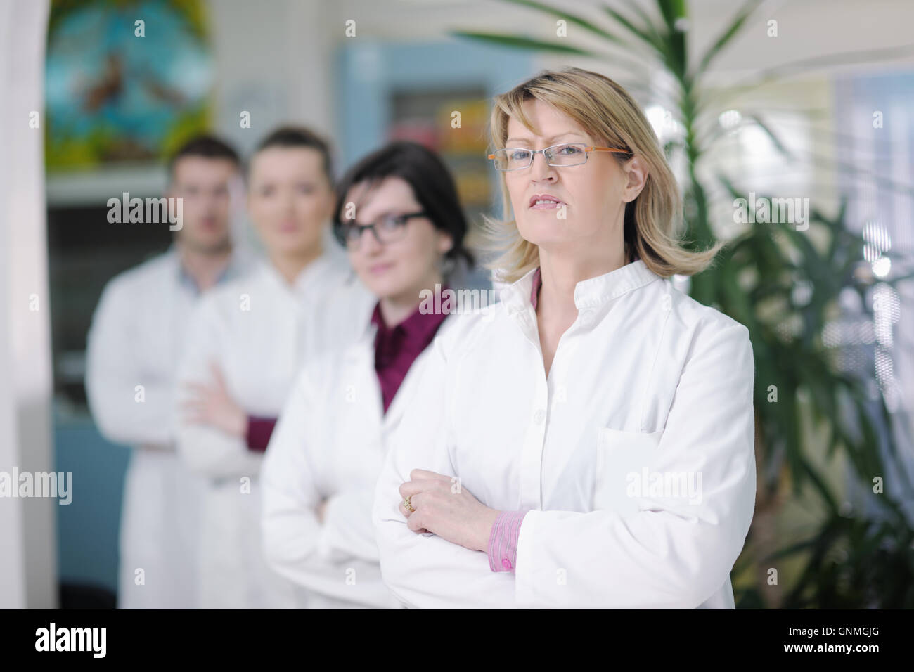 pharmacy drugstore people team Stock Photo - Alamy