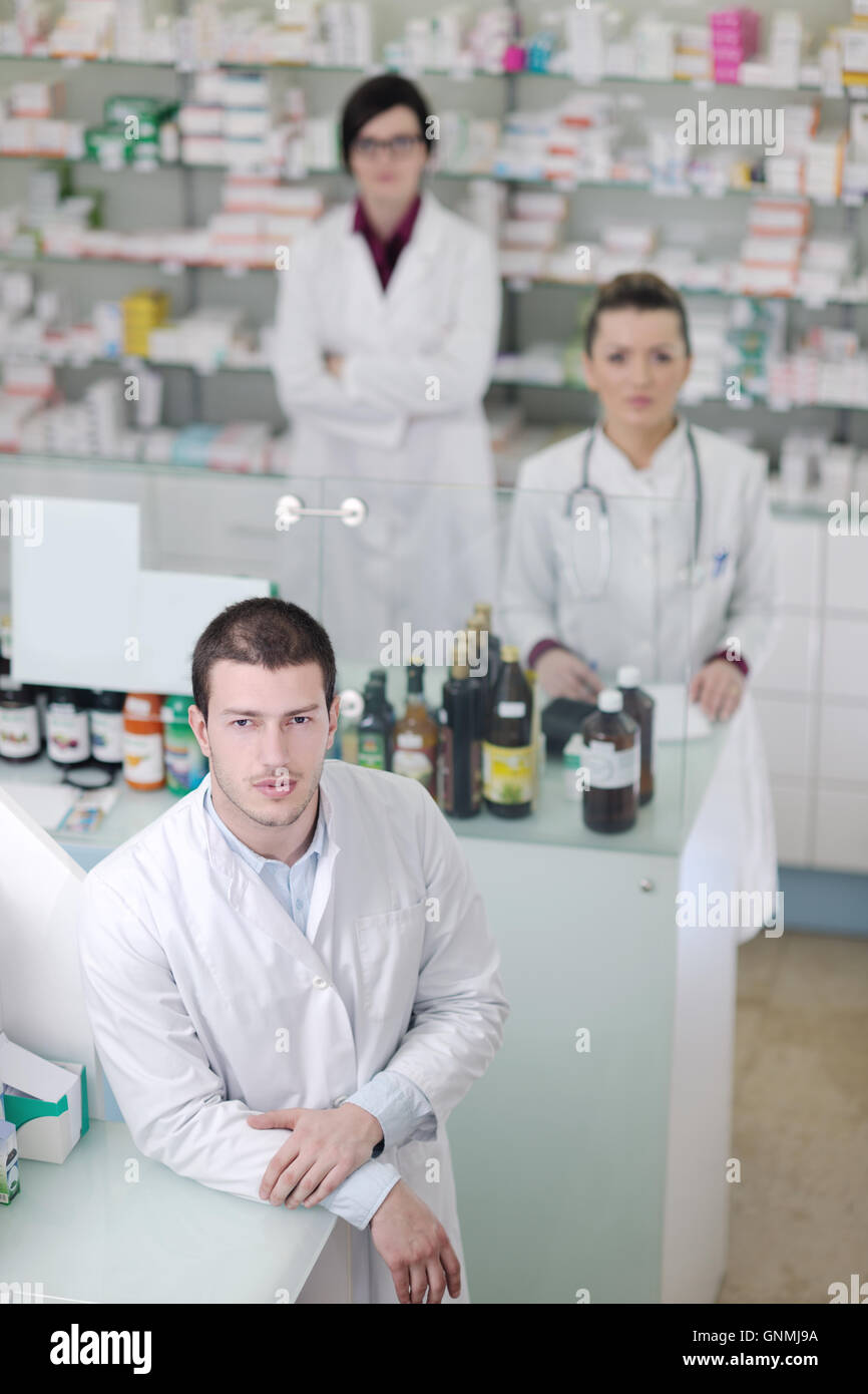 pharmacy drugstore people team Stock Photo - Alamy