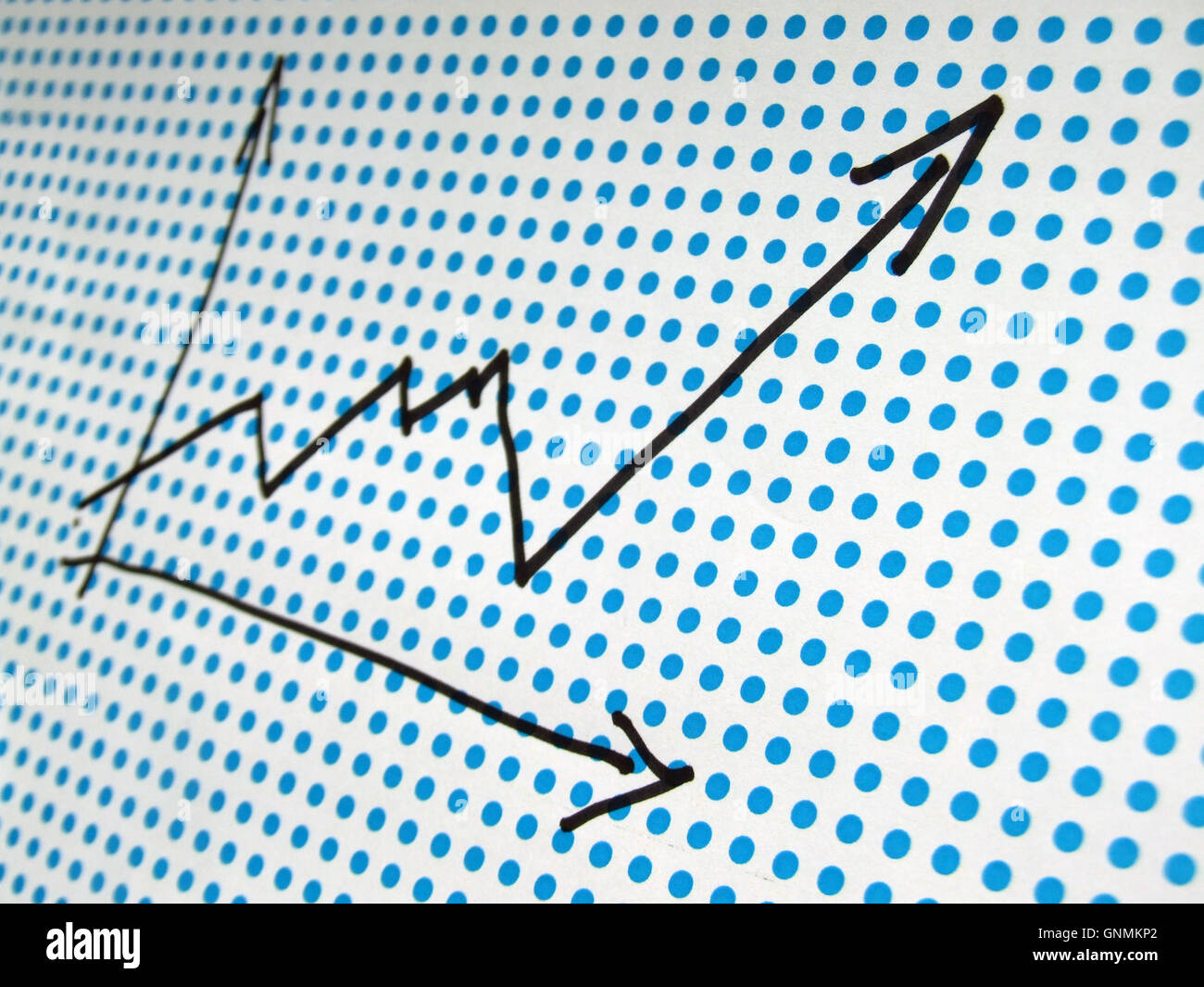 stock graph drawing Stock Photo - Alamy