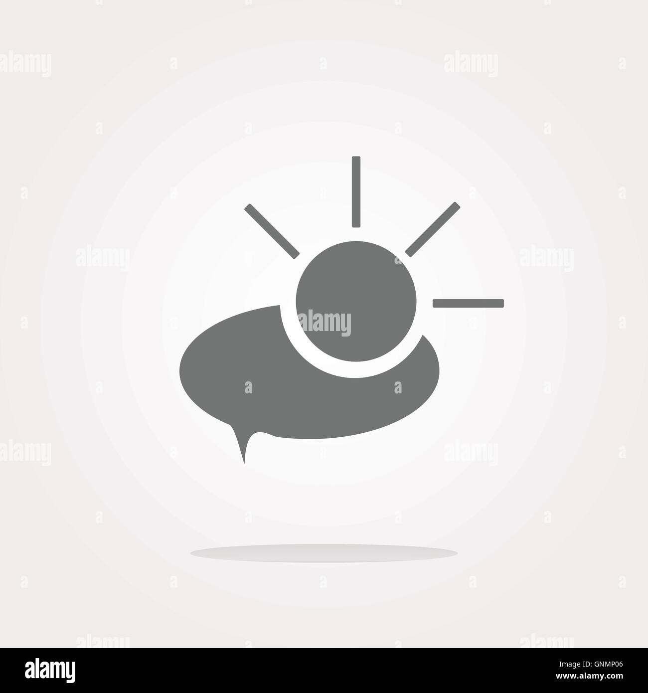 Weather app web icon isolated on white background . Vector illustration Stock Vector