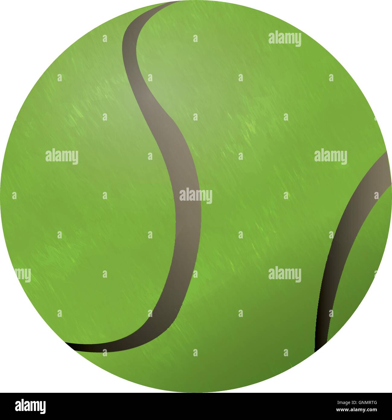 Isolated tennis ball on a white background Stock Vector Image & Art - Alamy