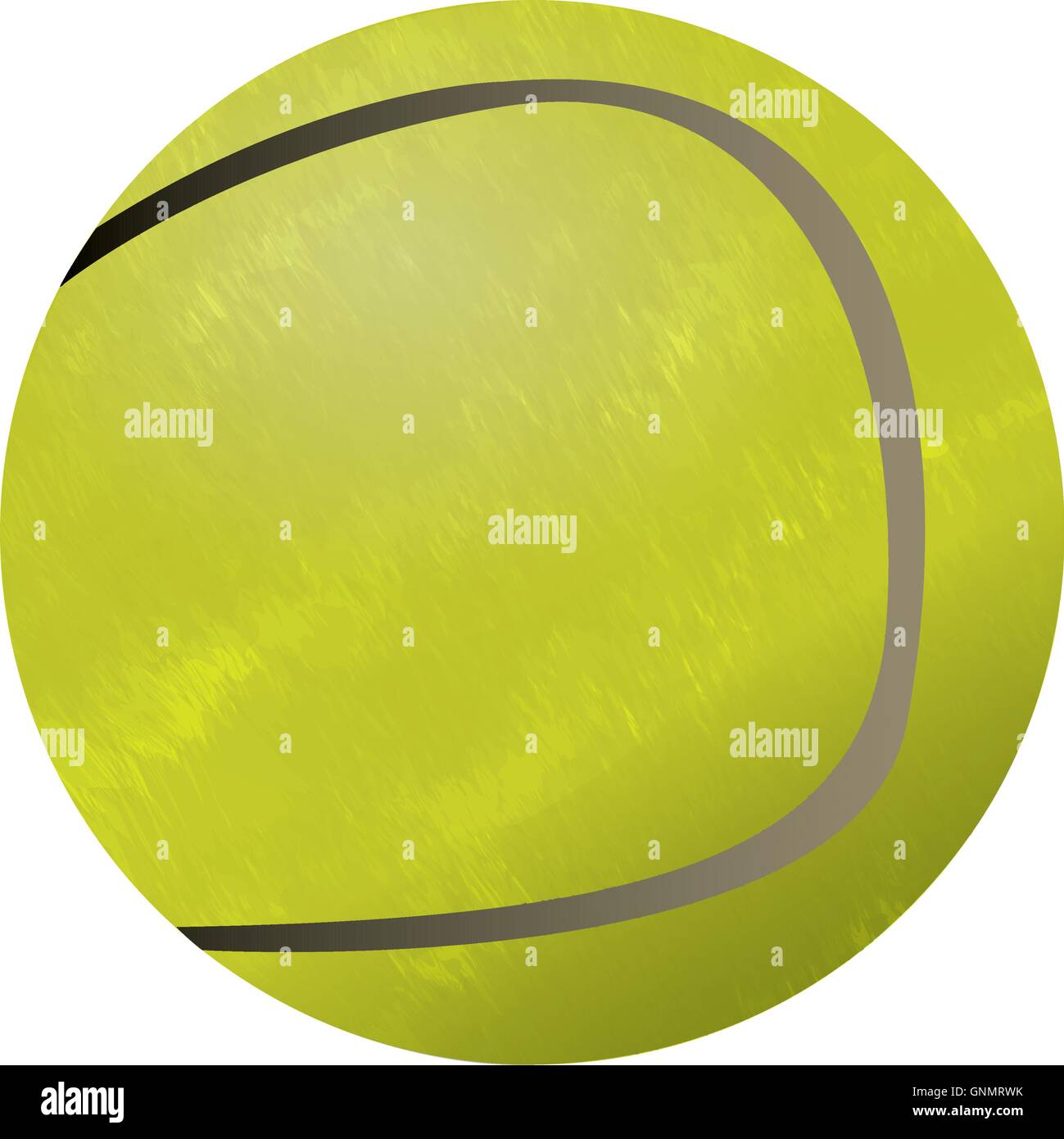 Isolated tennis ball on a white background Stock Vector Image & Art - Alamy