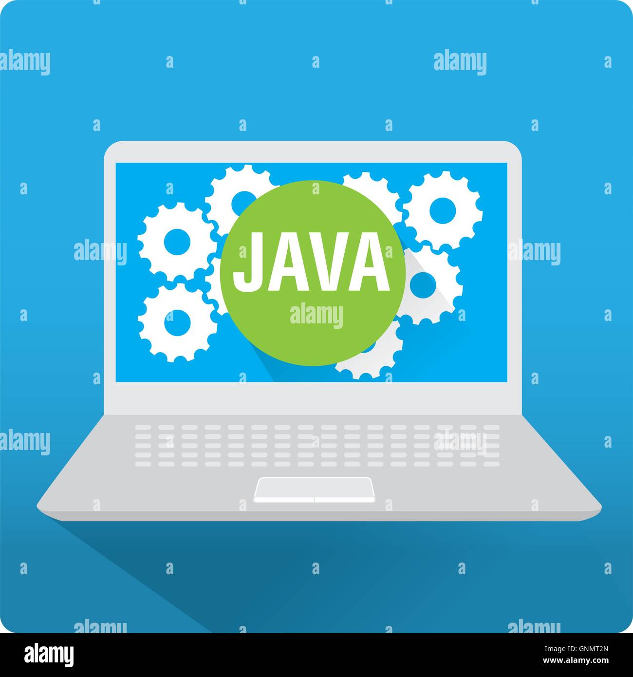 Java graphic design, Programming language, Vector illustration Stock ...