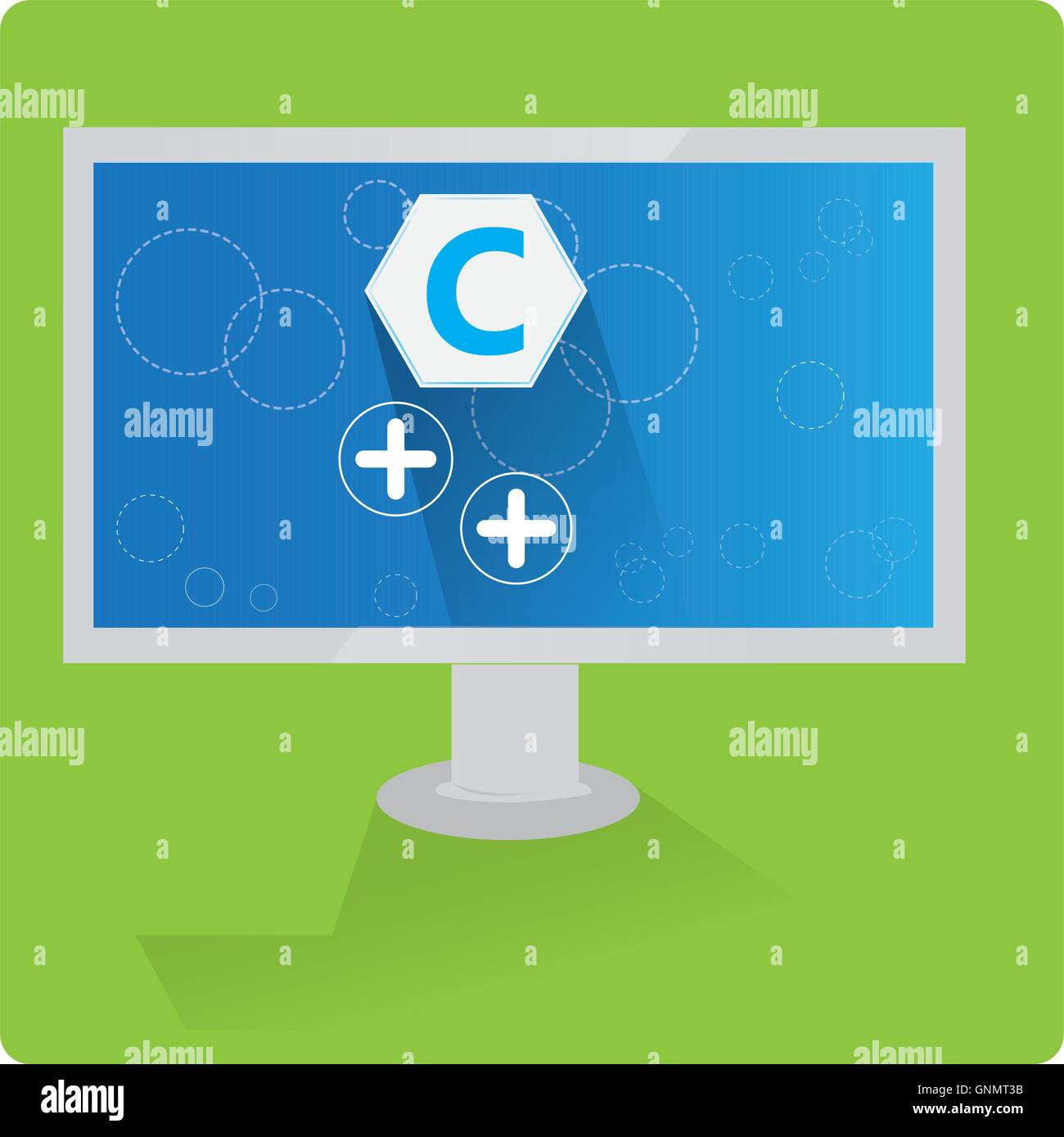 C++ graphic design, Programming language, Vector illustration Stock ...