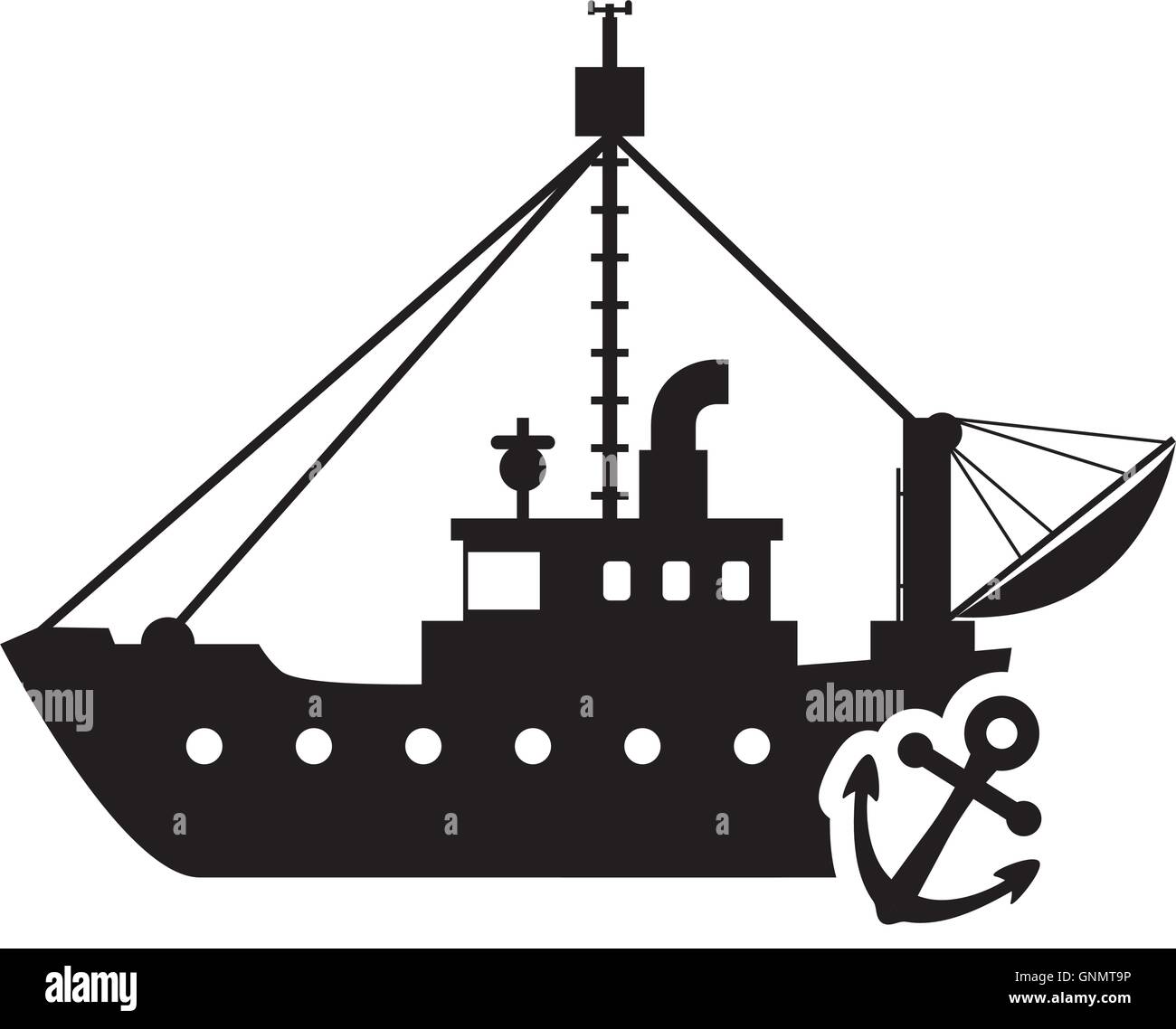 ship anchor transportation design Stock Vector Image & Art Alamy