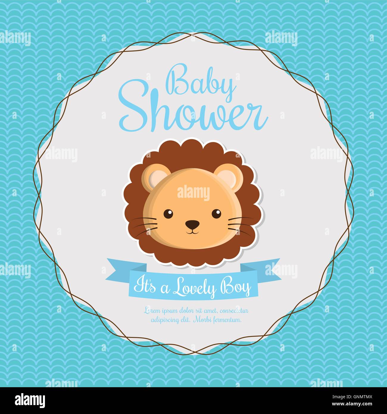 baby shower card design Stock Vector Image & Art - Alamy