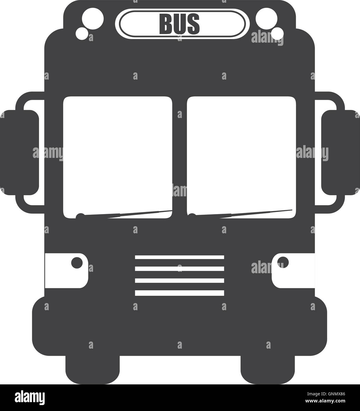 bus transport vehicle Stock Vector Image & Art - Alamy