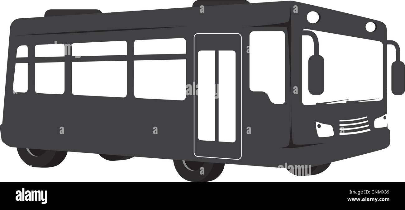 bus transport vehicle Stock Vector Image & Art - Alamy