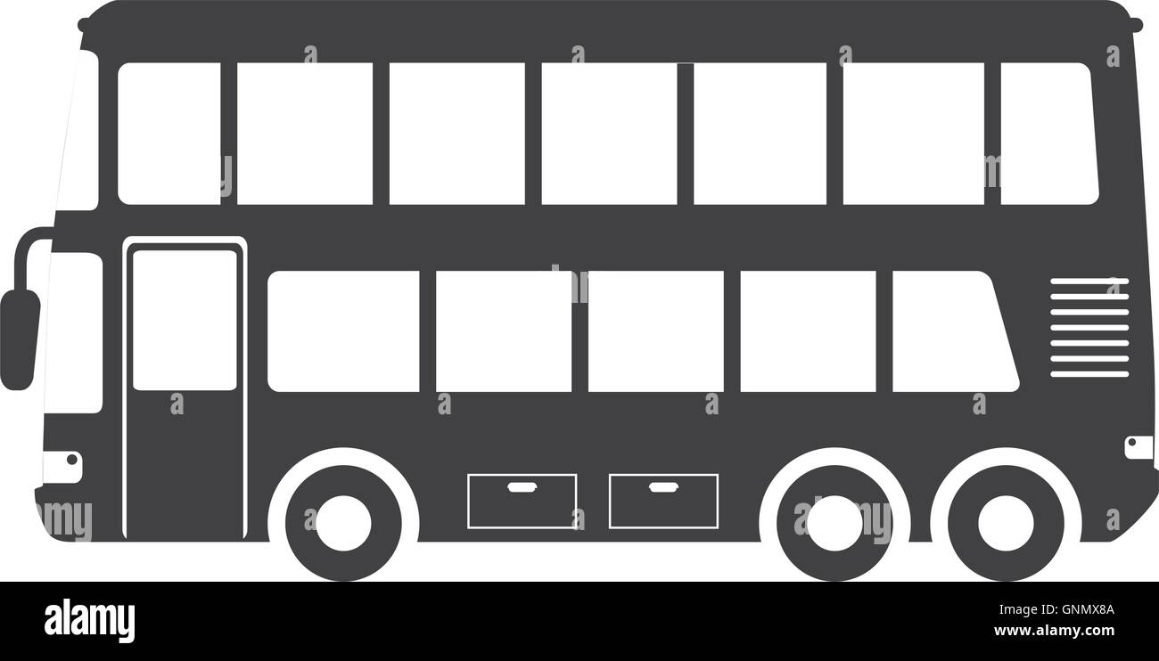 bus transport vehicle Stock Vector Image & Art - Alamy