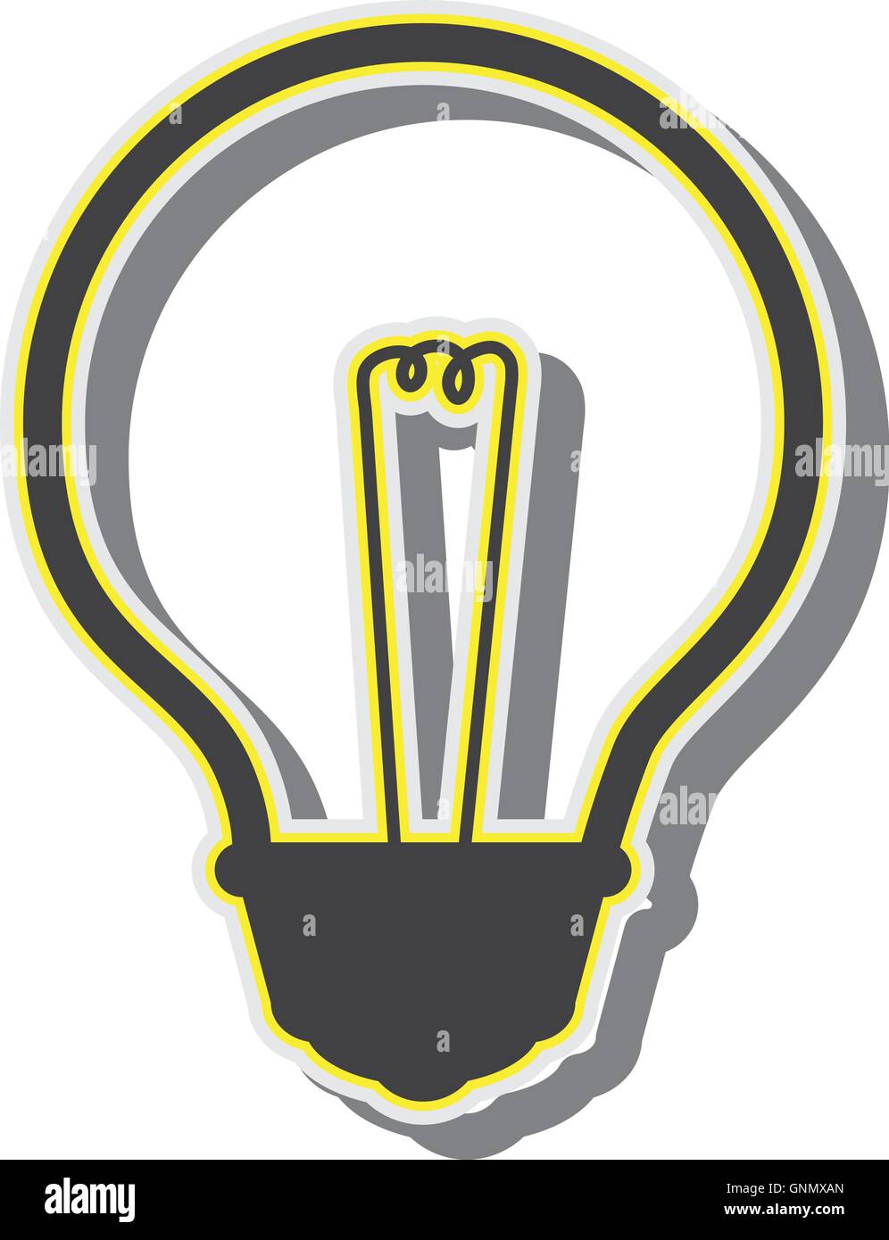 bulb light energy Stock Vector Image & Art - Alamy