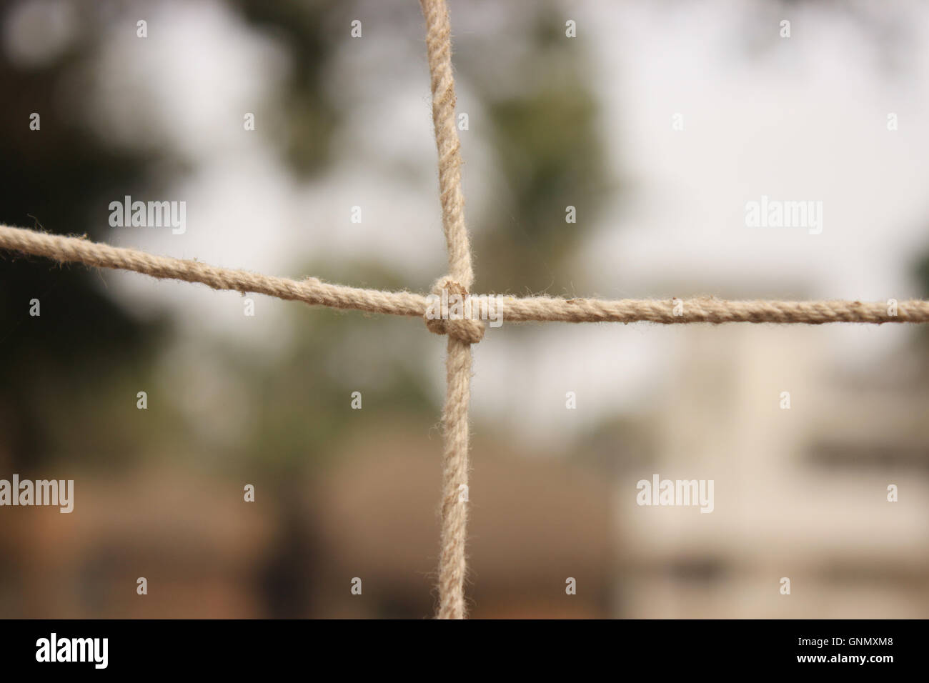 A knot. Volleyball net. Pattern photography Stock Photo Alamy
