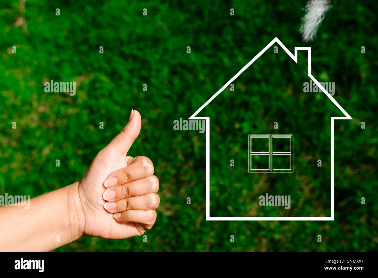 Building, buying or selling real estate Stock Photo - Alamy