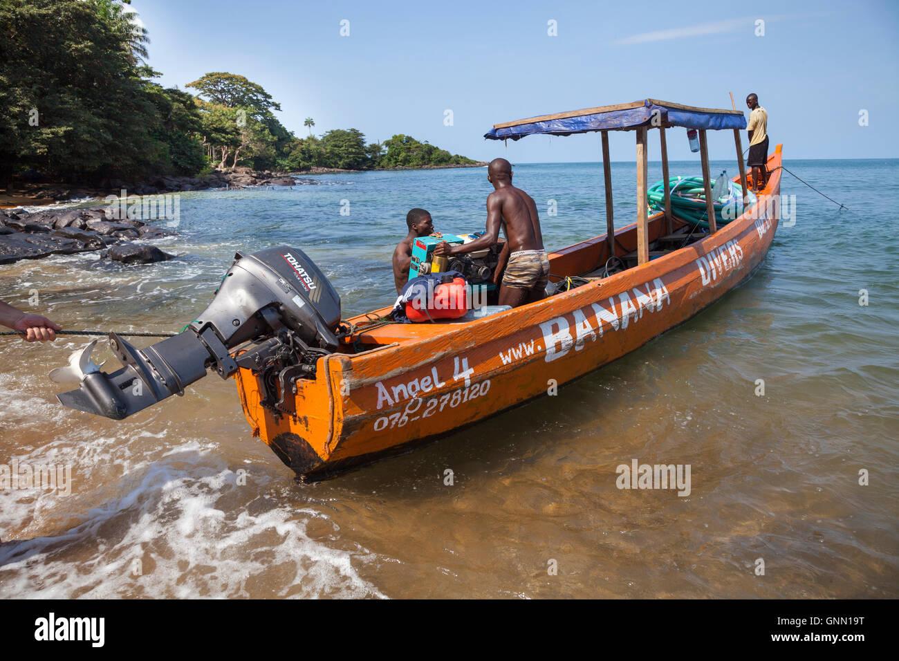 Sierra Leone, Banana Island, Africa Stock Photo Alamy