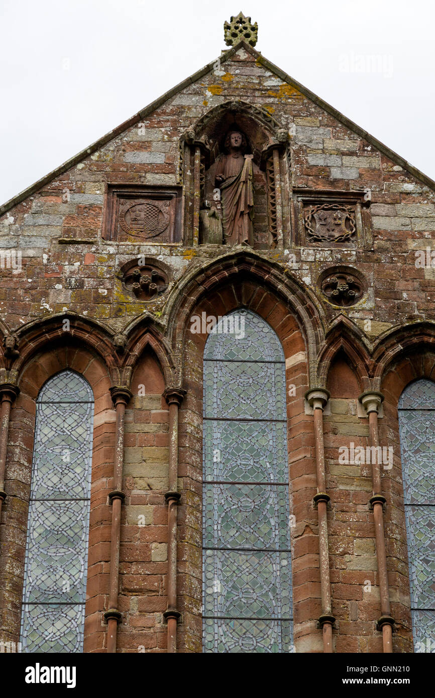Lanercost Priory, Cumbria, England, UK.  Anglican Church of Mary Magdalene, 13th. Century. Stock Photo