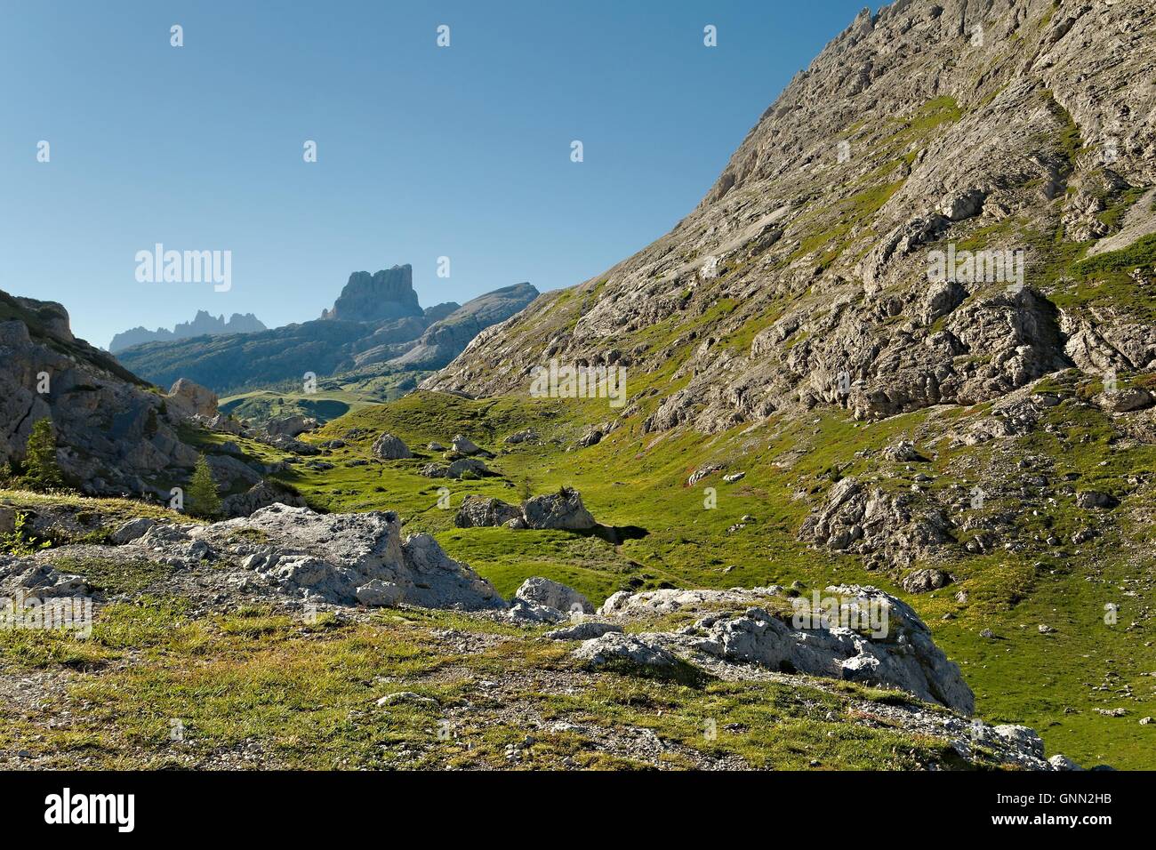 Dolomites Summer Landscape Stock Photo - Alamy