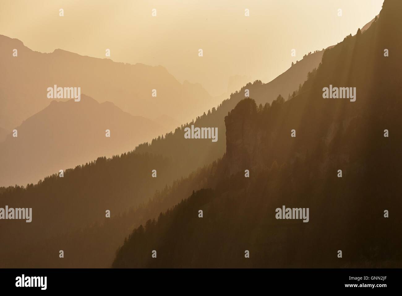 Dolomites Summer Landscape Stock Photo - Alamy