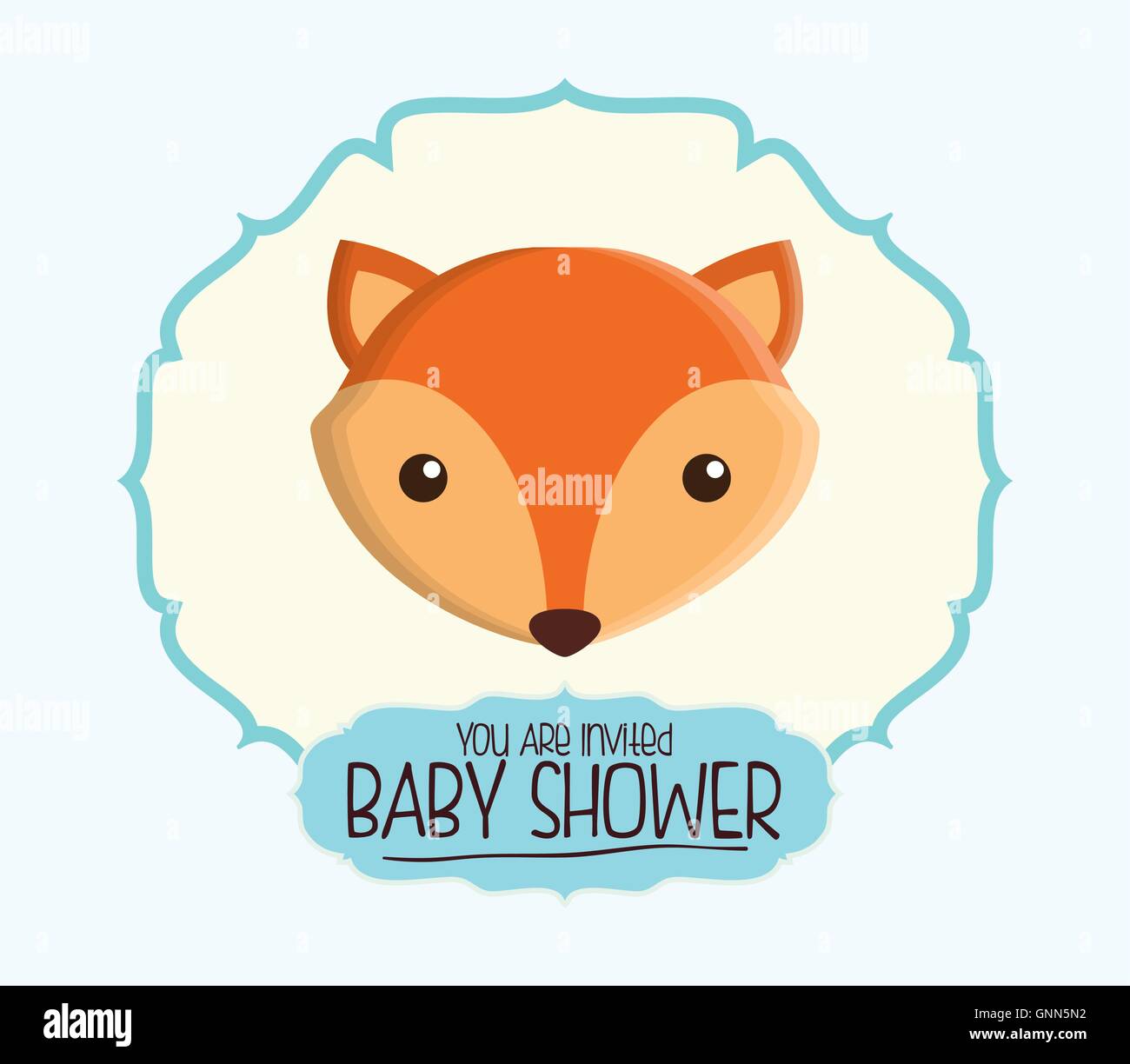 baby shower card design Stock Vector Image & Art - Alamy