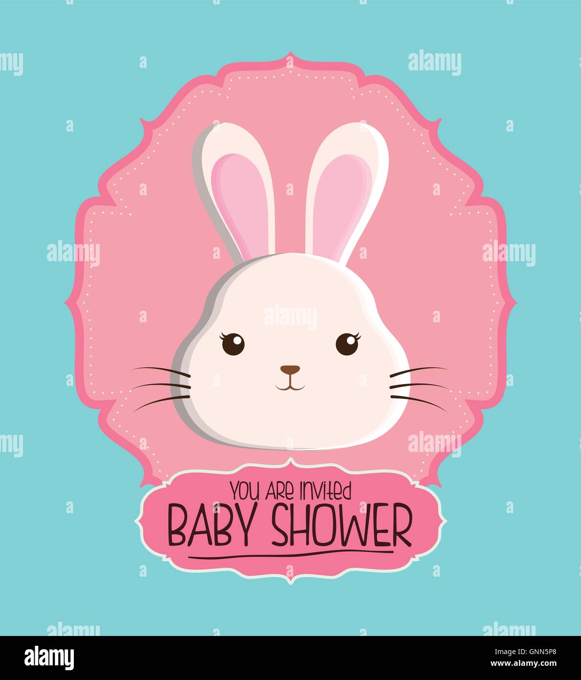 baby shower card design Stock Vector Image & Art - Alamy