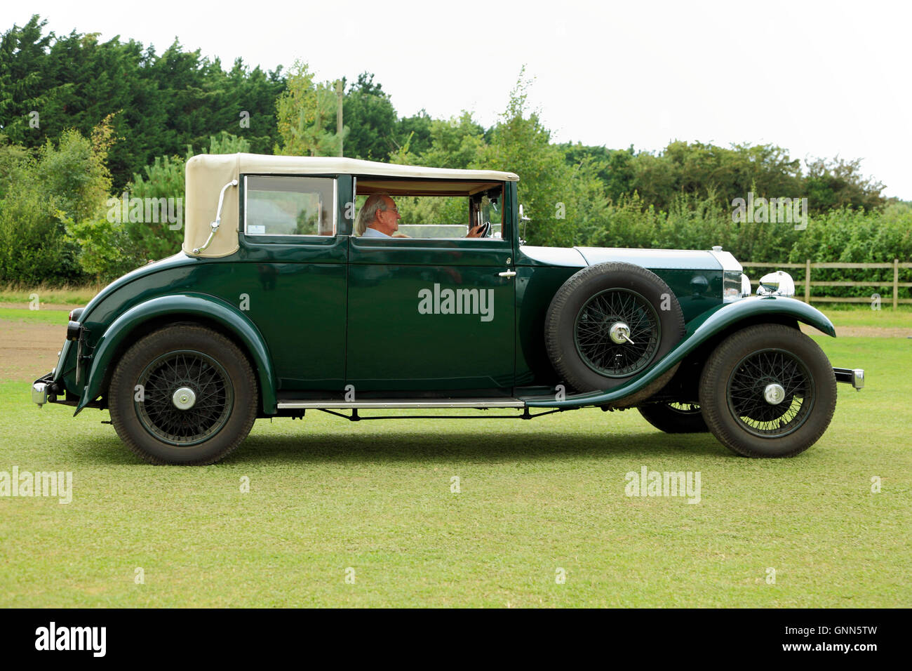 Rolls Royce, vintage classic British English motor car vehicle cars vehicles automobile automobiles Stock Photo