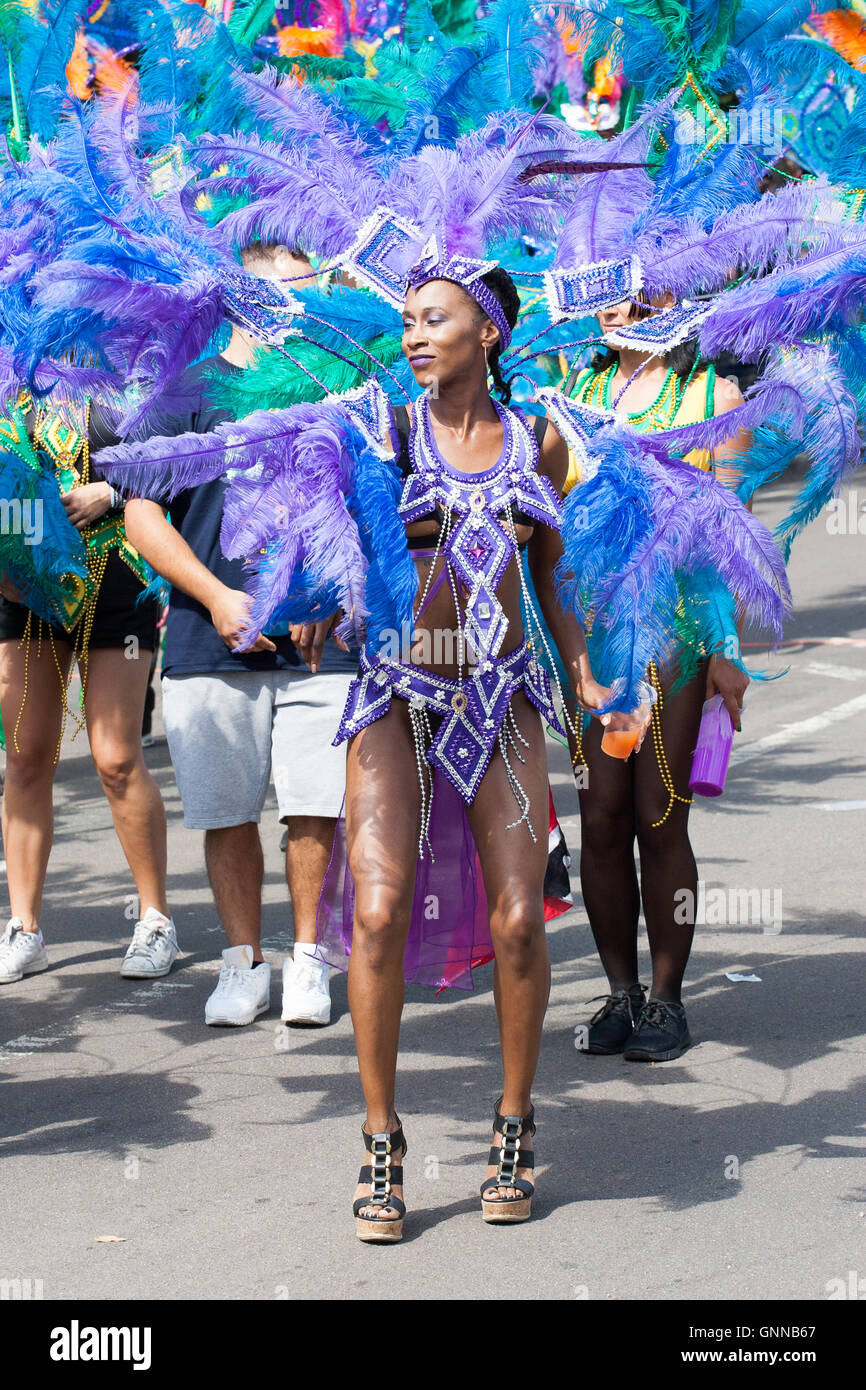 Notting Hill Carnival Westbourne Park  London 2016 Nottinghill Stock Photo