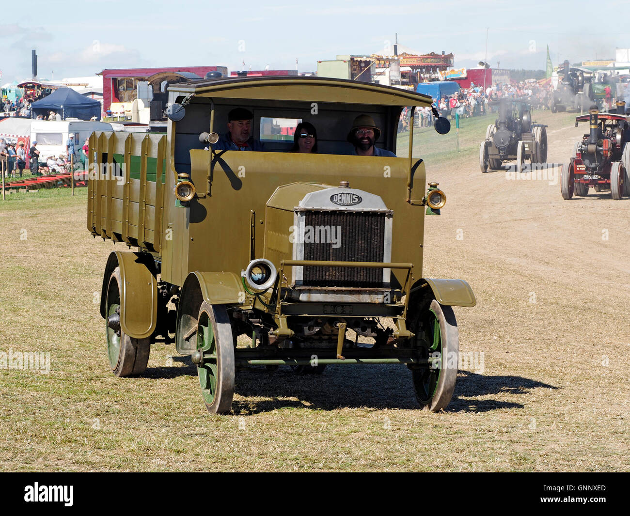 WW1 Dennis 3-Ton Lorry, one of the most successful British Army vehicles of the period. Great Dorset Steam Fair 2016 Stock Photo
