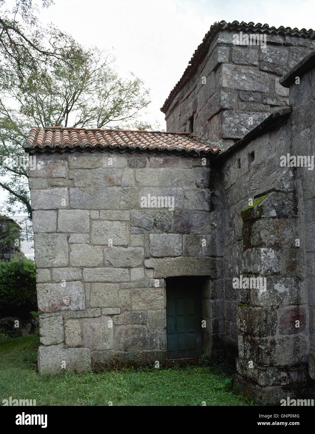 Spain. Galicia. Santa Comba de Bande Church. 7th century. Greek cross