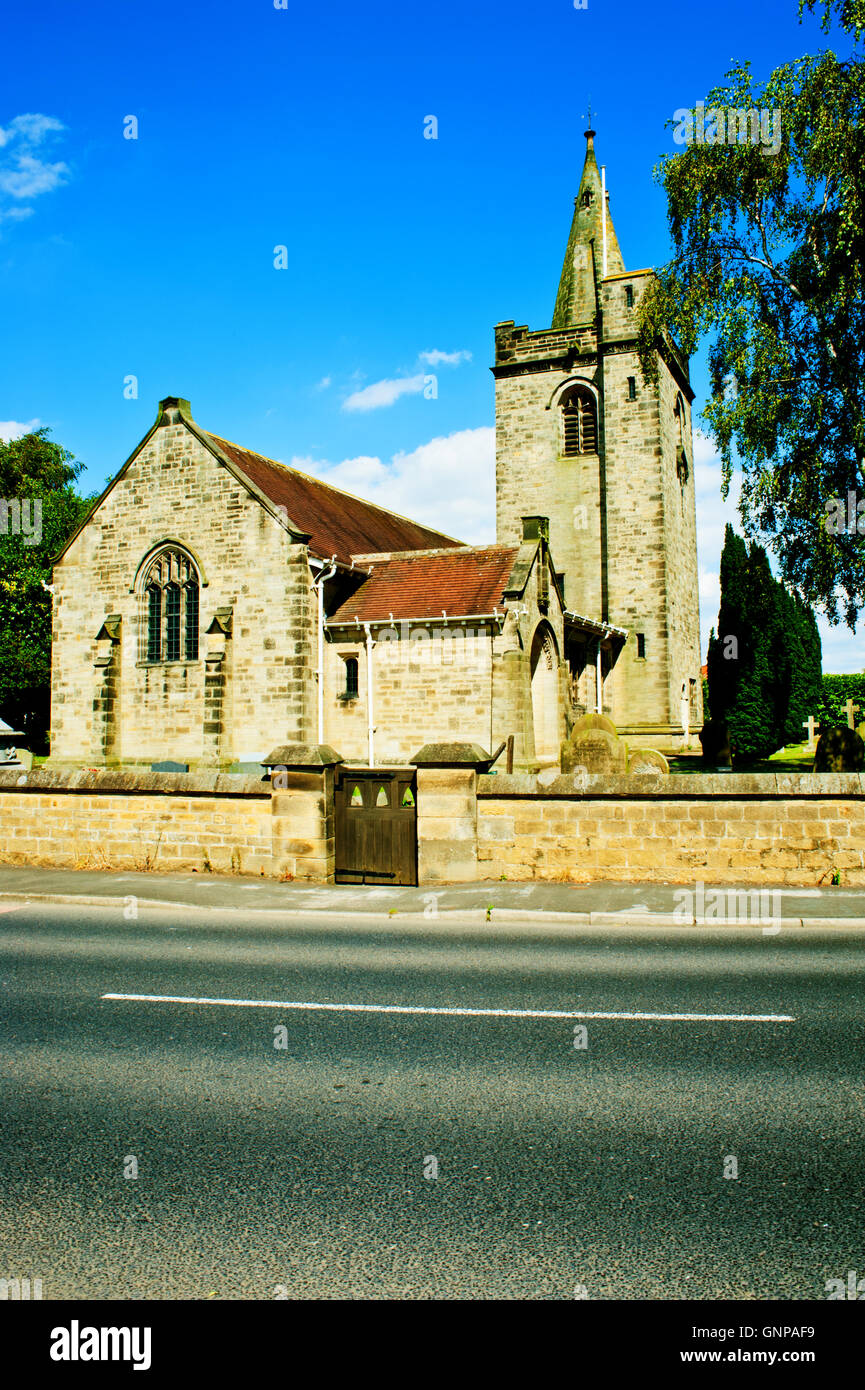 All Saints Church, Rufforth, Yorkshire Stock Photo
