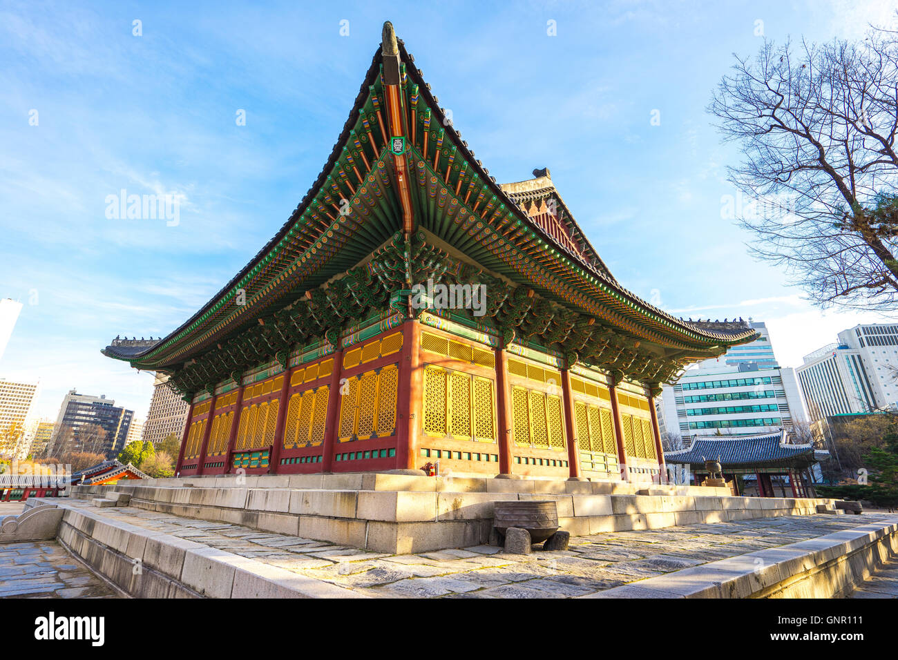 Deoksugung Palace in Seoul, South Korea. Stock Photo