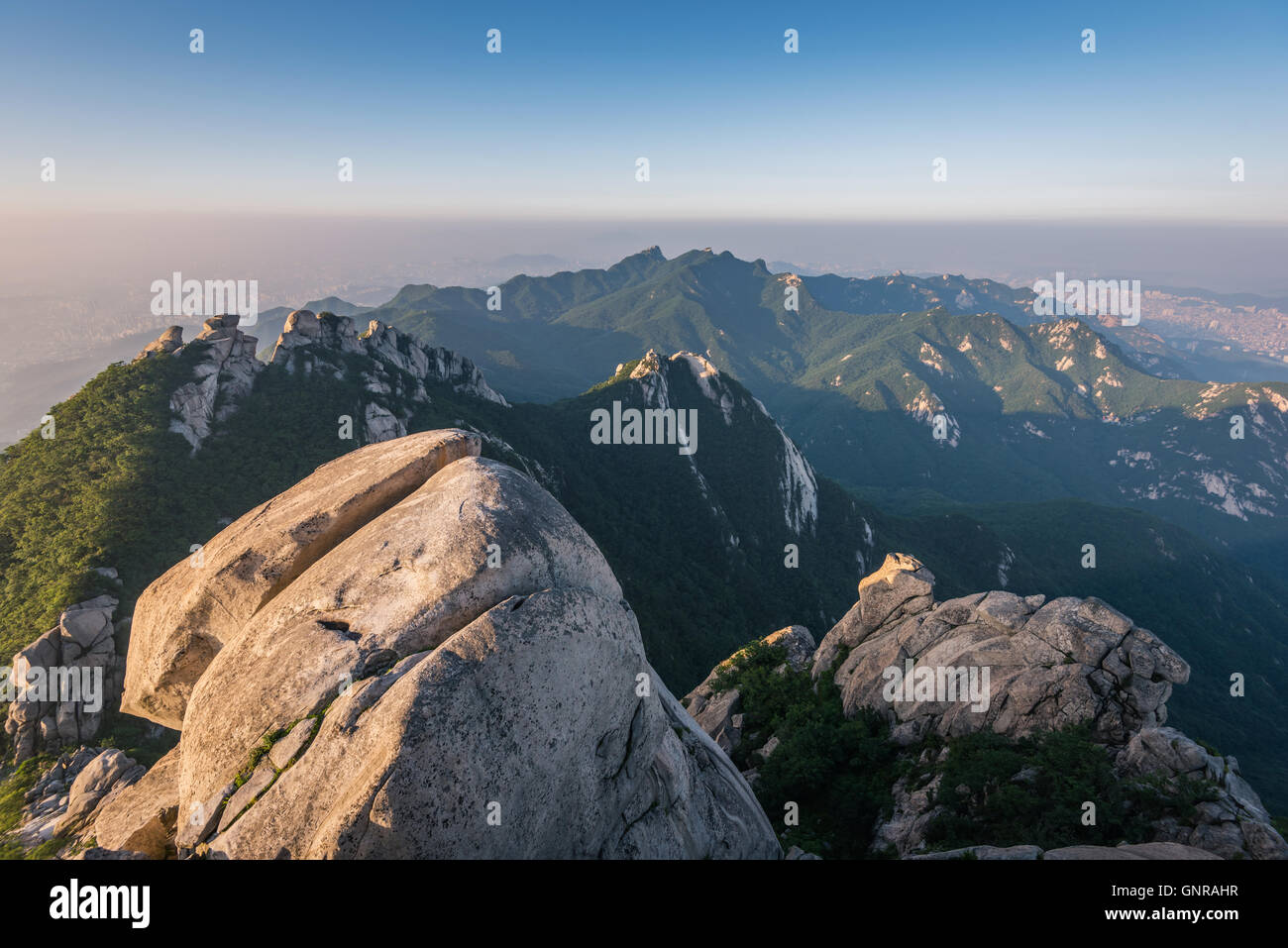 Bukhansan mountains in Seoul, South Korea Stock Photo Alamy