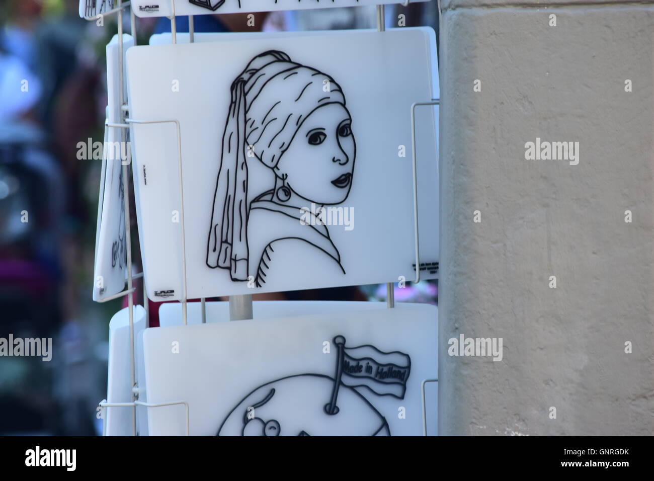 girl with a pearl earring Stock Photo