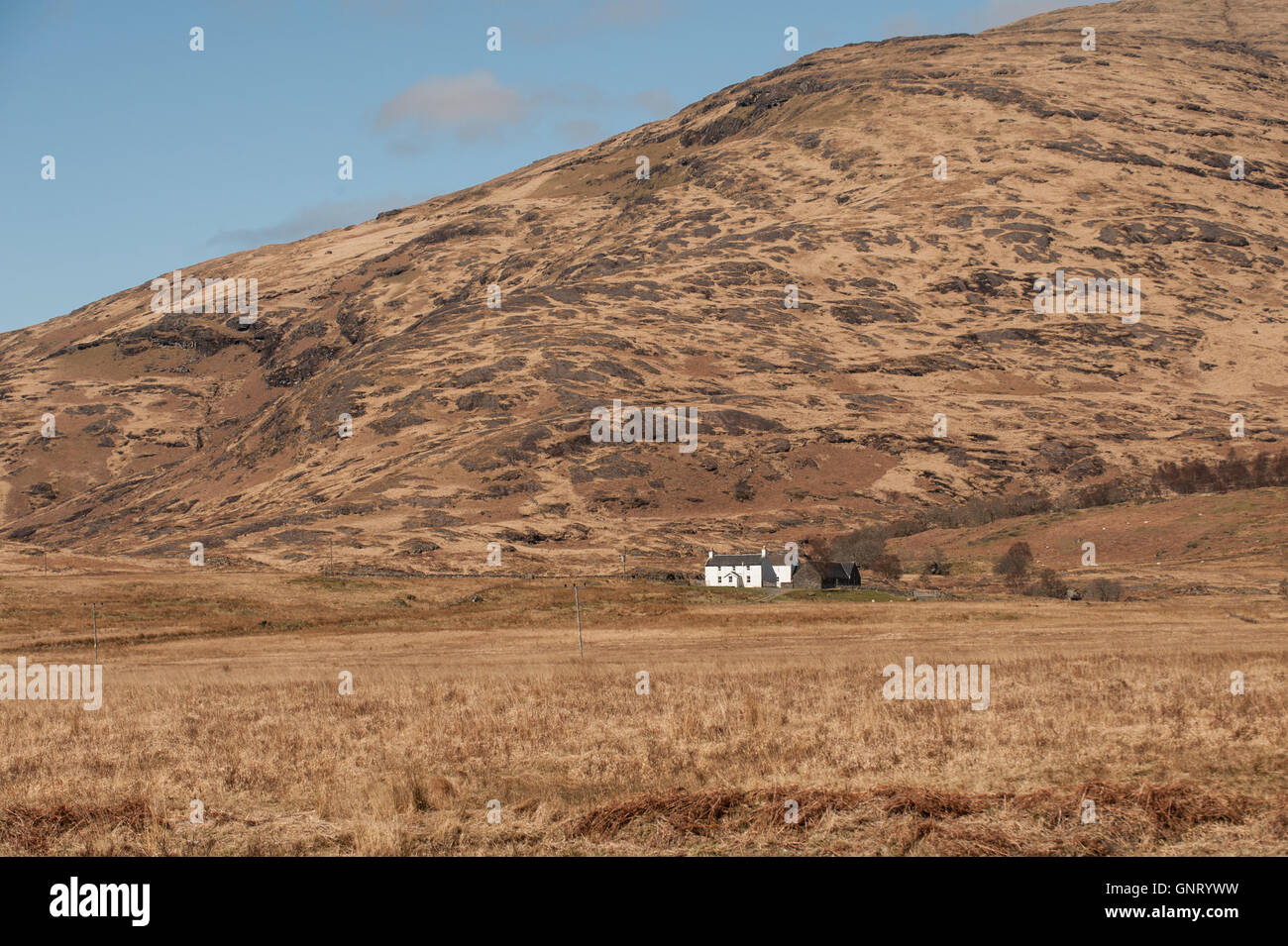 Tobermory, United Kingdom, landscape on the Isle of Mull in Scotland Stock Photo