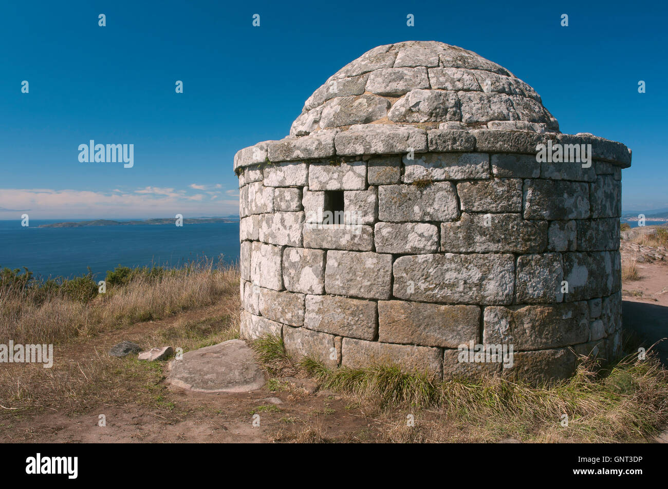 Old sentry box-18th century, Donon, Pontevedra province, Region of Galicia, Spain, Europe Stock Photo